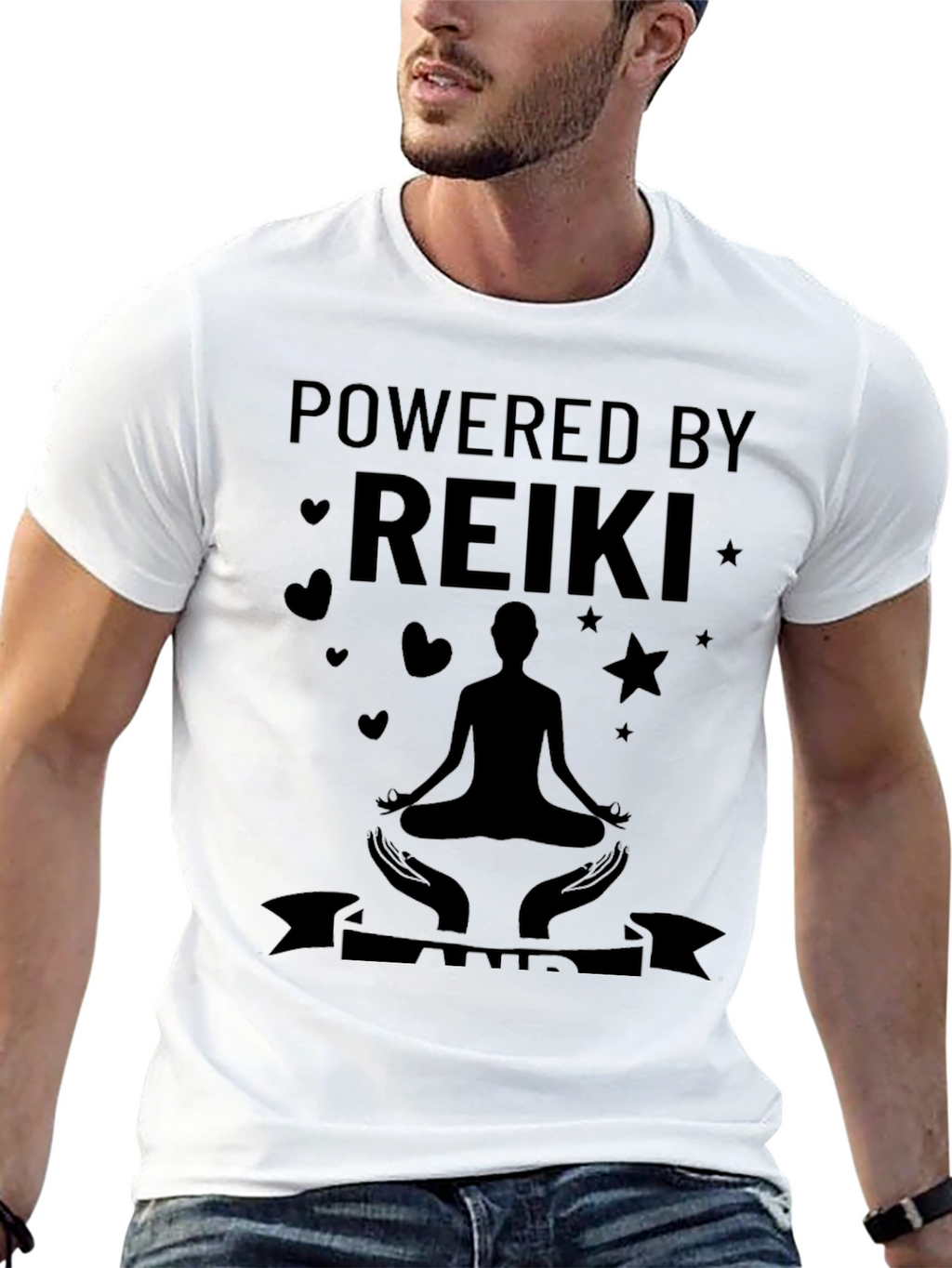 Powered by Reiki T-Shirt - Meditate in Style