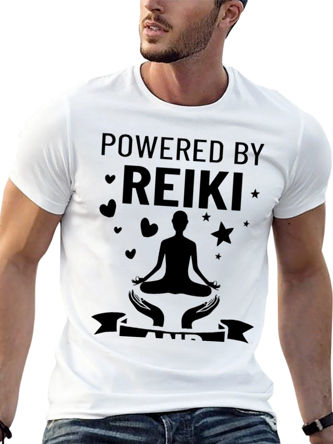 Powered by Reiki T-Shirt - Meditate in Style