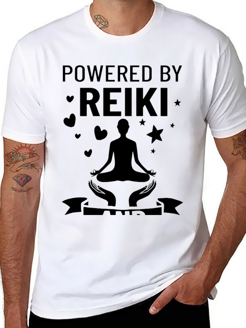 Powered by Reiki T-Shirt - Meditate in Style