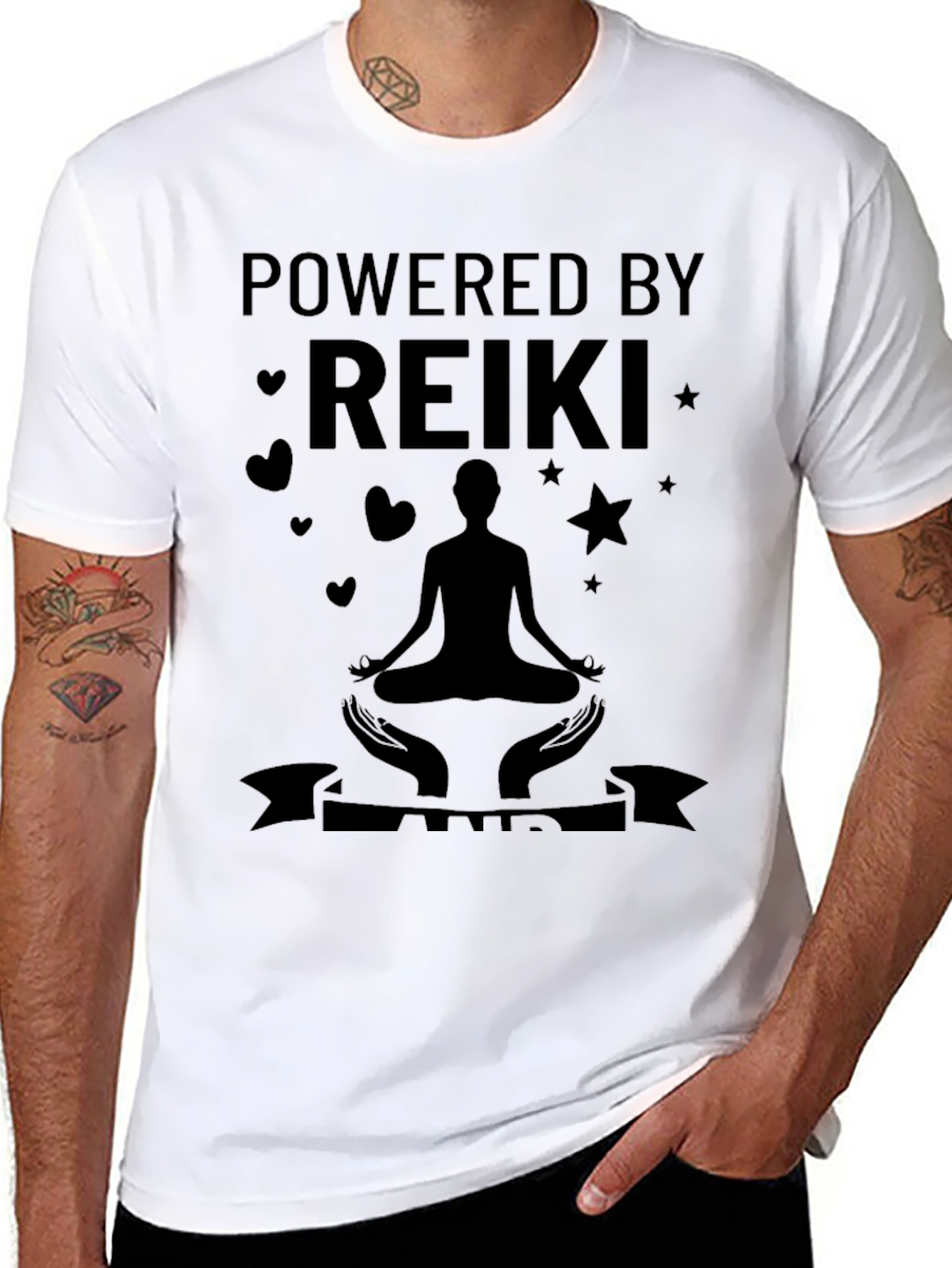 Powered by Reiki T-Shirt - Meditate in Style