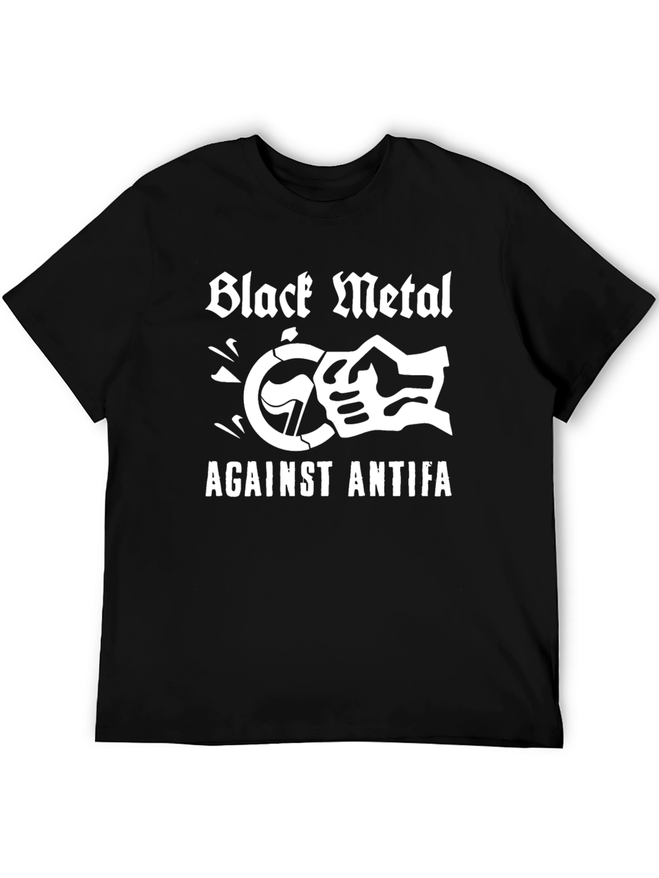 Black Metal Against Antifa T-Shirt