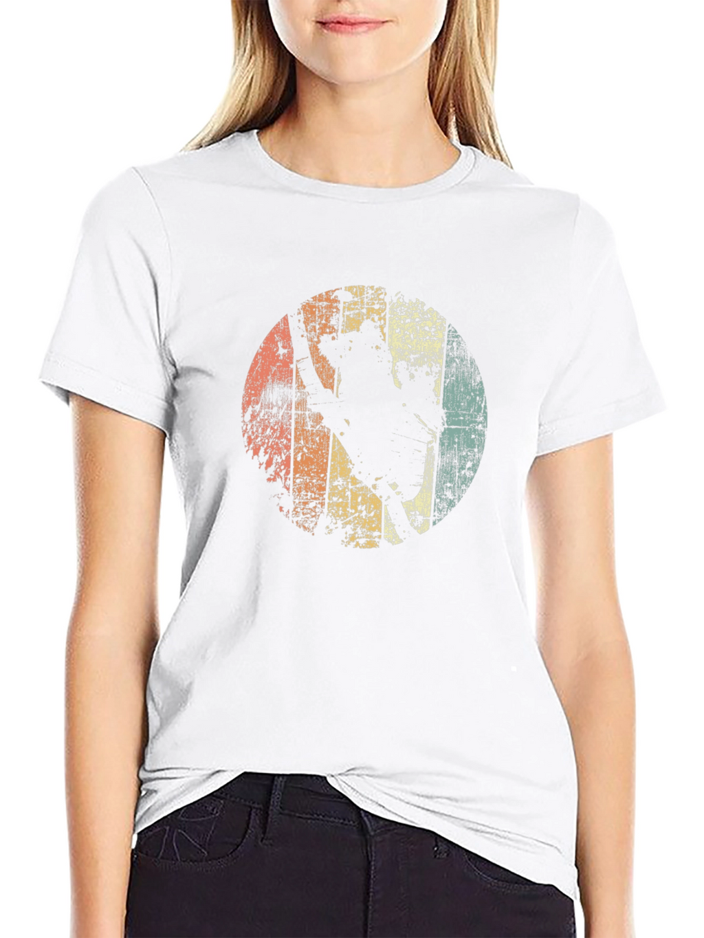 Retro Koala Graphic Tee - Black