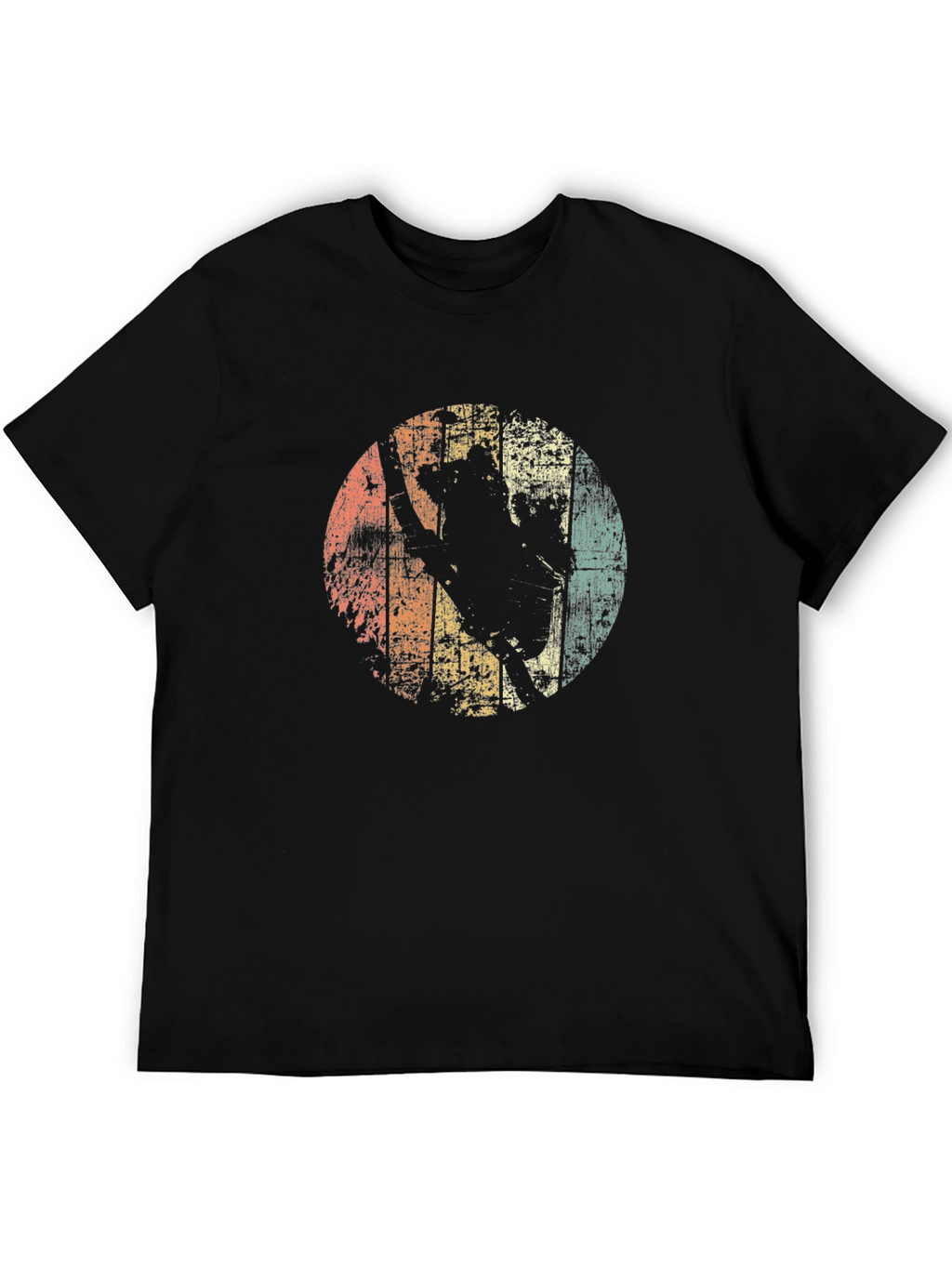 Retro Koala Graphic Tee - Black