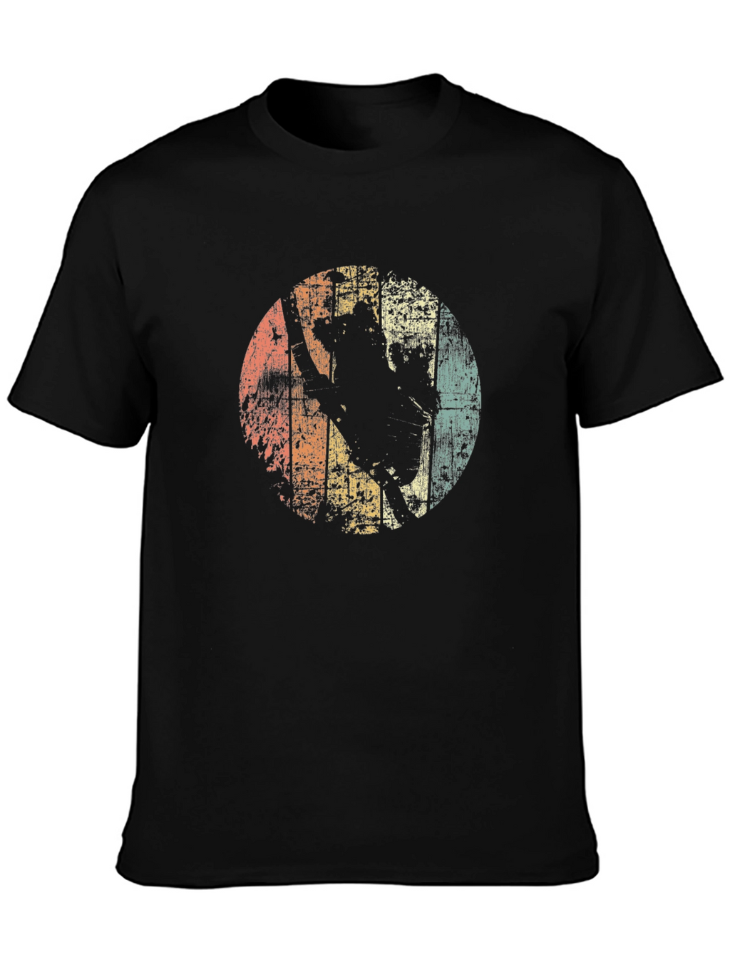 Retro Koala Graphic Tee - Black
