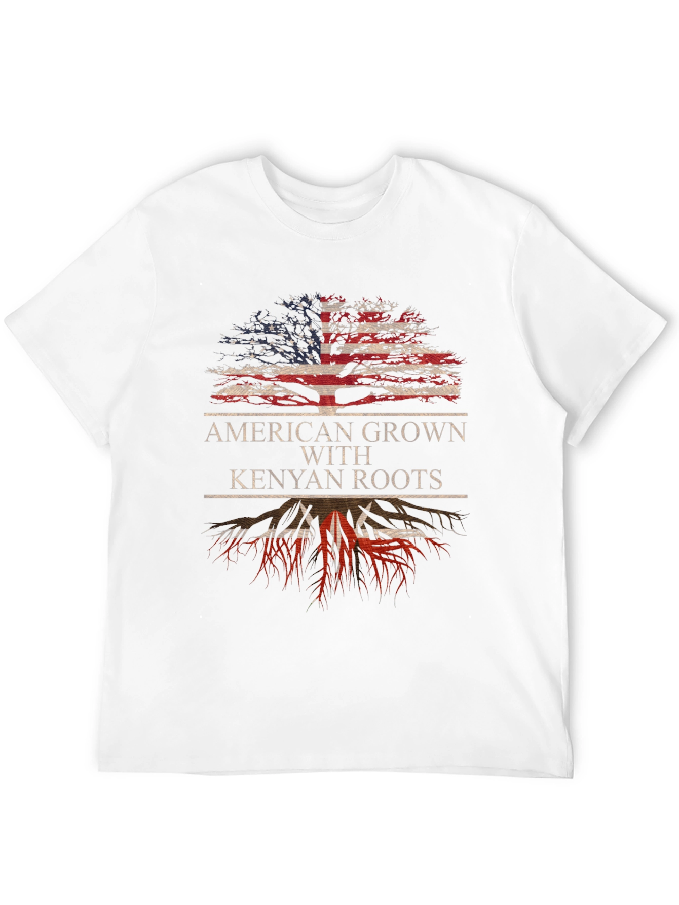 American Grown with Kenyan Roots T-Shirt