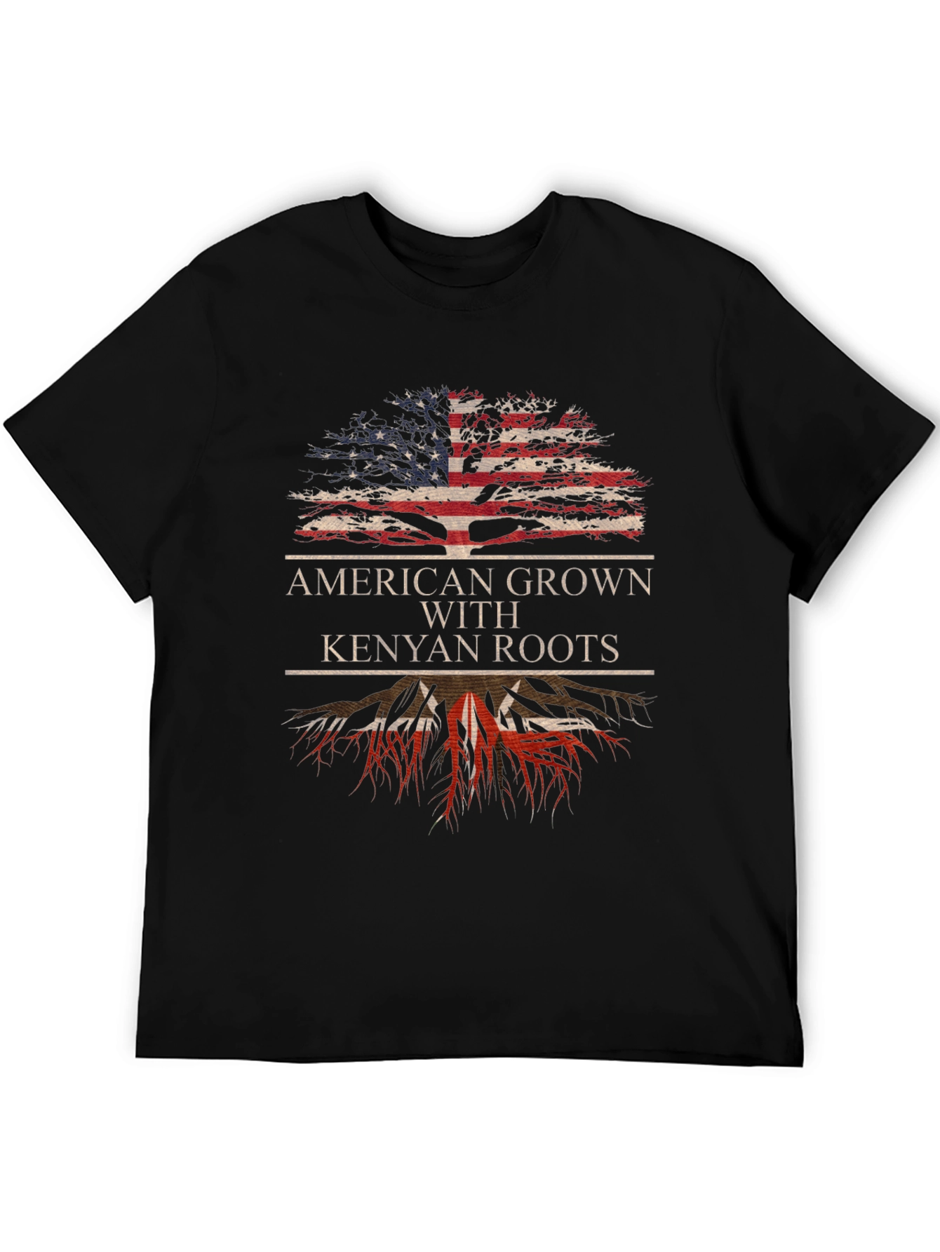 American Grown with Kenyan Roots T-Shirt