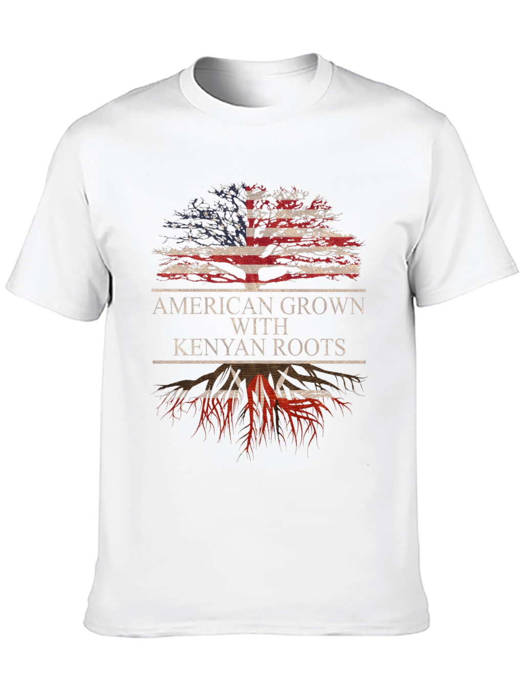 American Grown with Kenyan Roots T-Shirt
