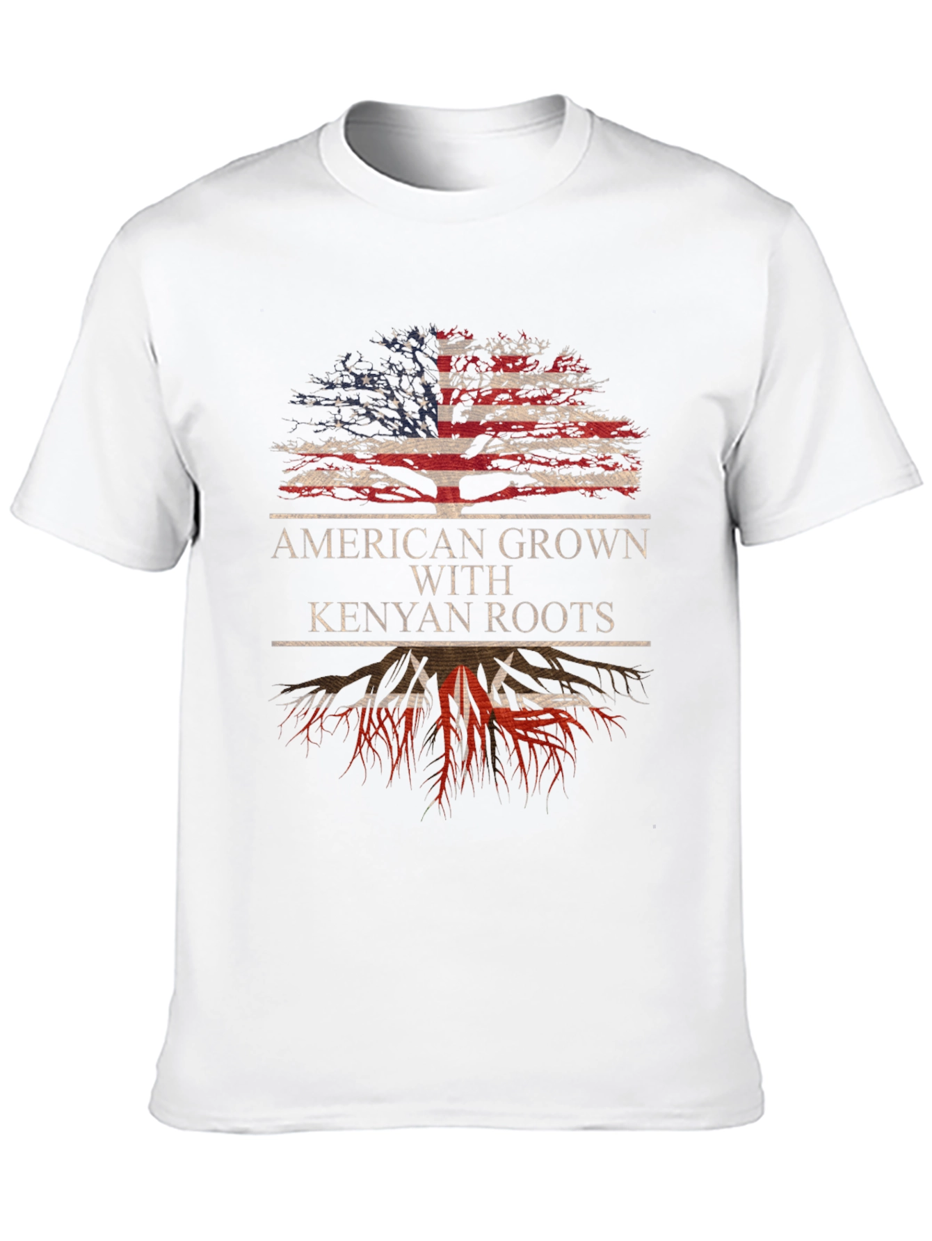 American Grown with Kenyan Roots T-Shirt