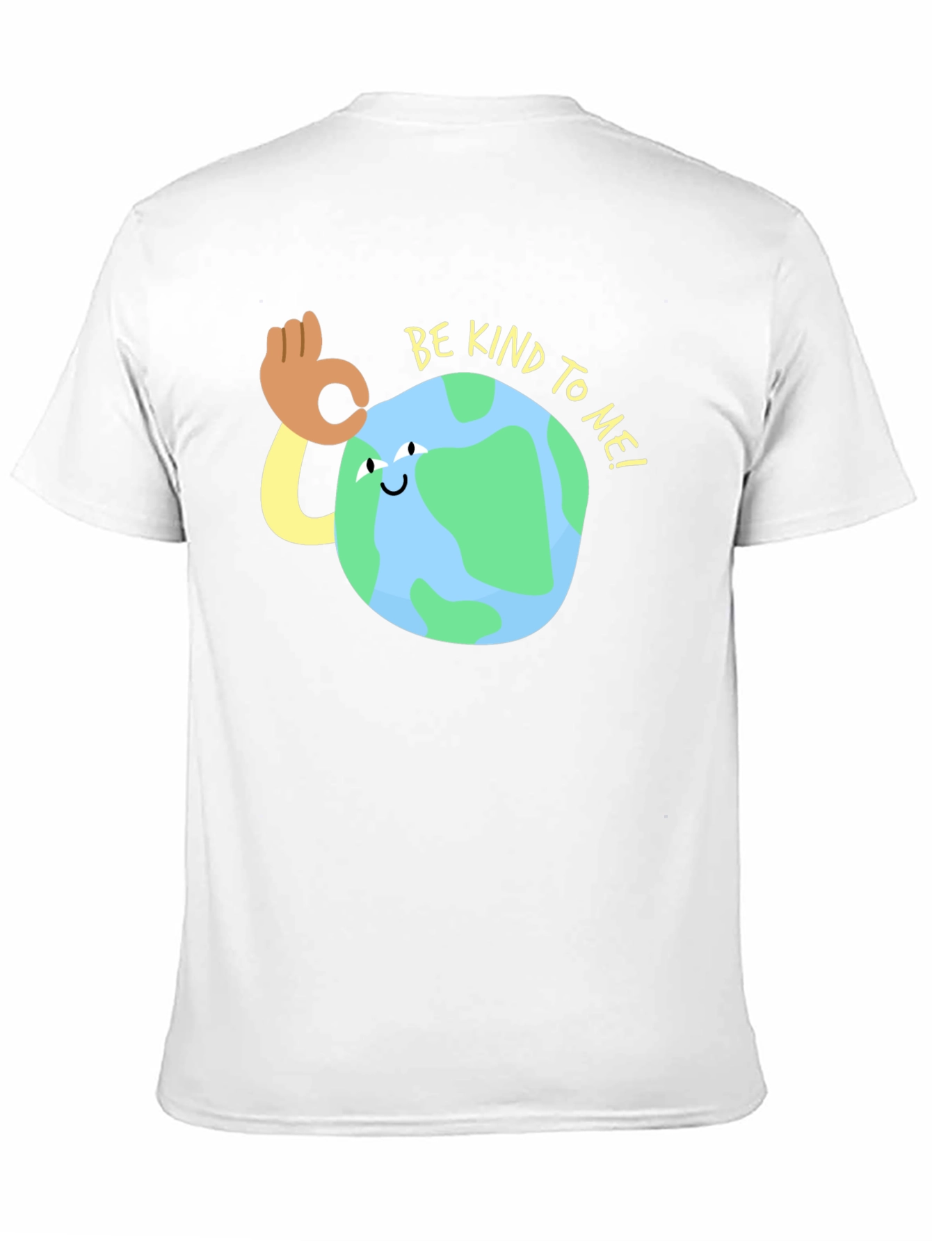 Be Kind To Me Earth Graphic Tee - Black
