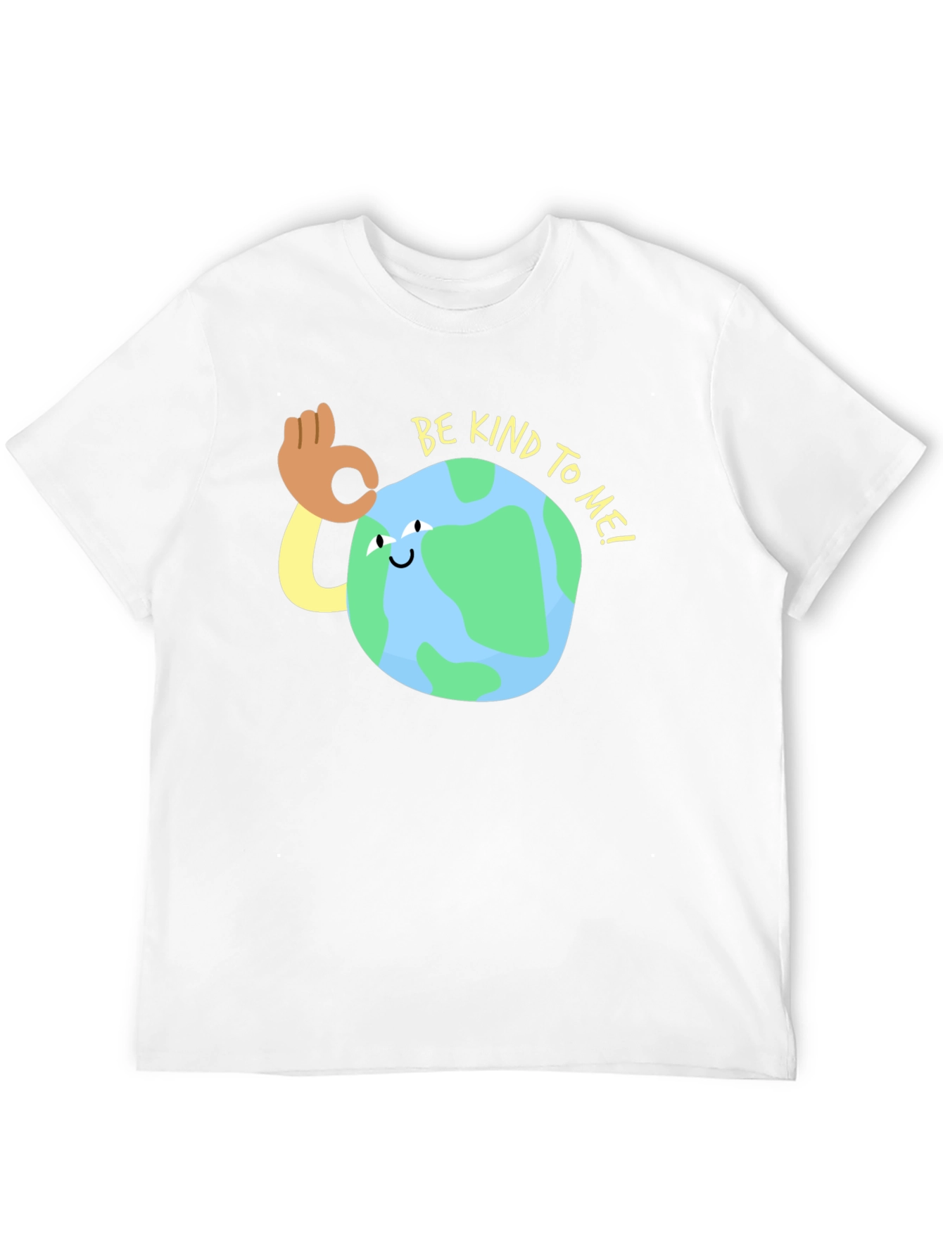 Be Kind To Me Earth Graphic Tee - Black