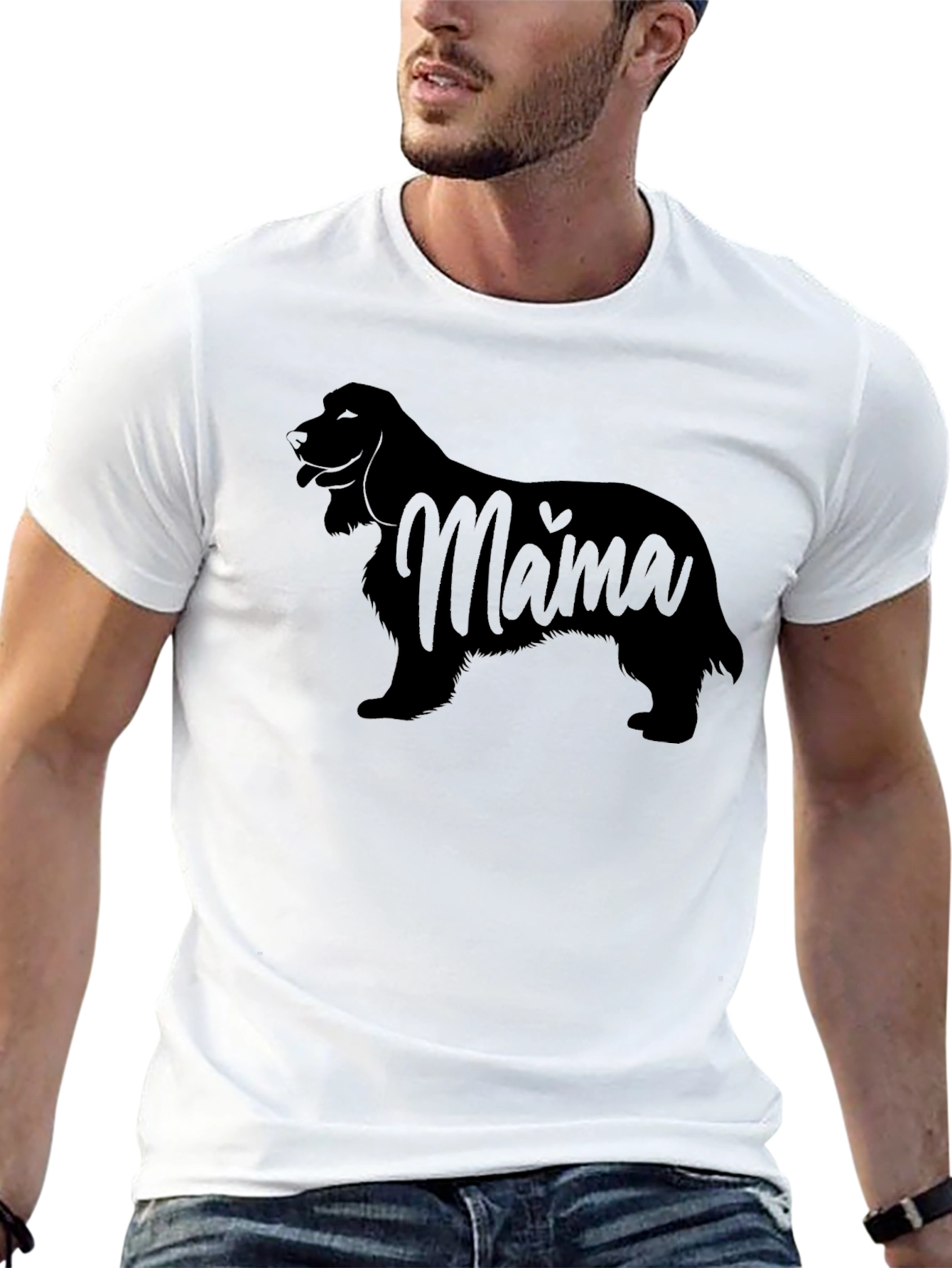 Cocker Spaniel Mama Black T-Shirt