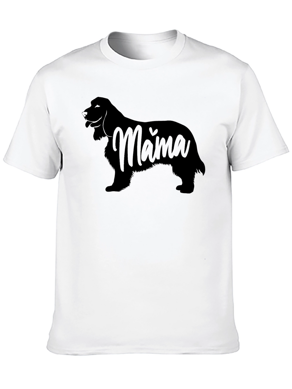 Cocker Spaniel Mama Black T-Shirt