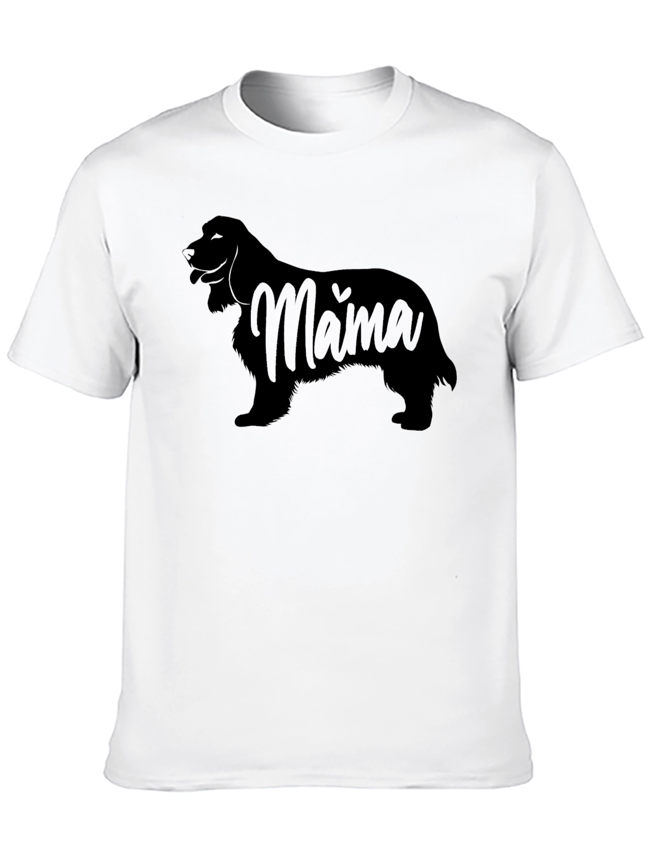 Cocker Spaniel Mama Black T-Shirt
