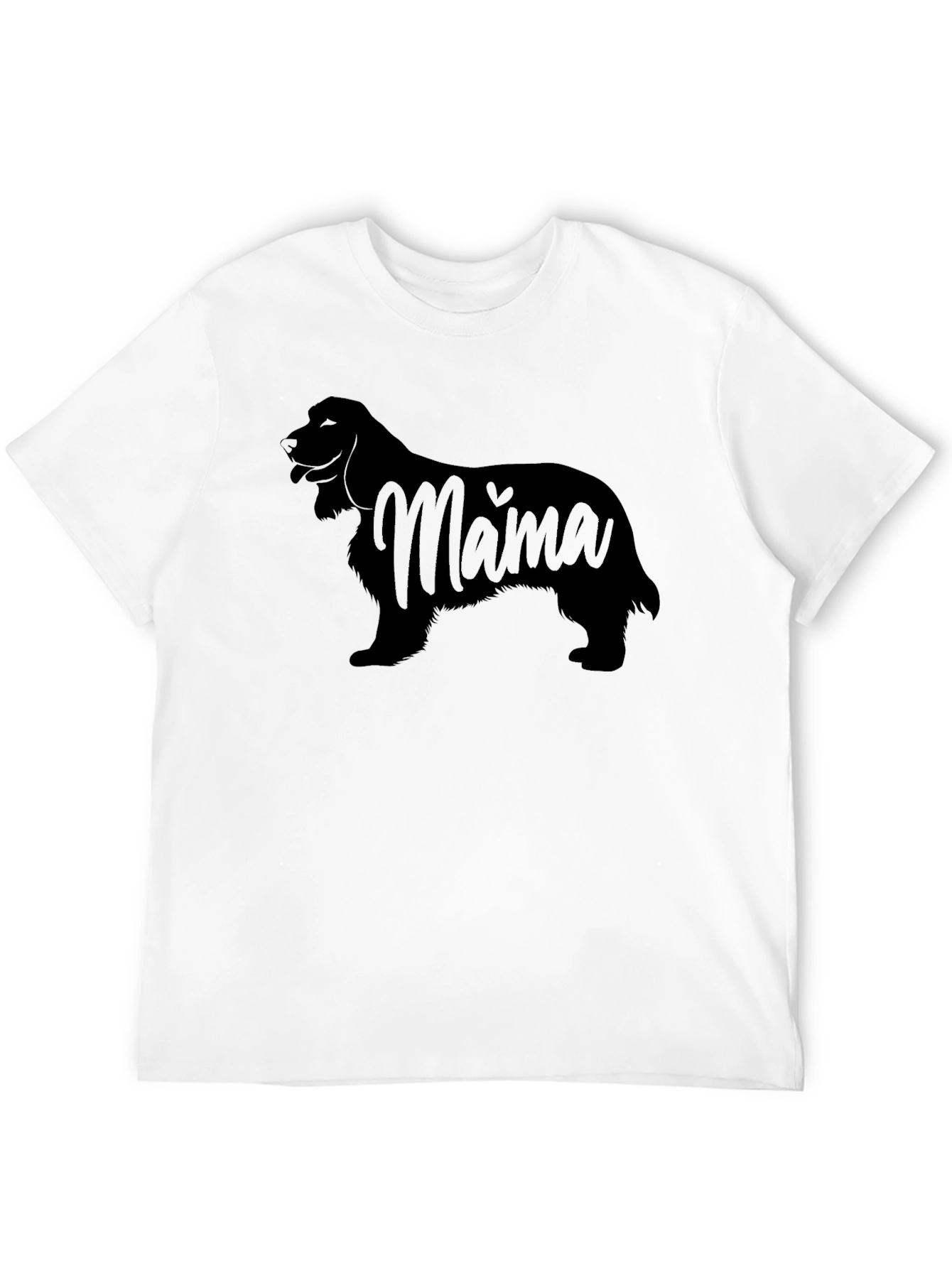 Cocker Spaniel Mama Black T-Shirt