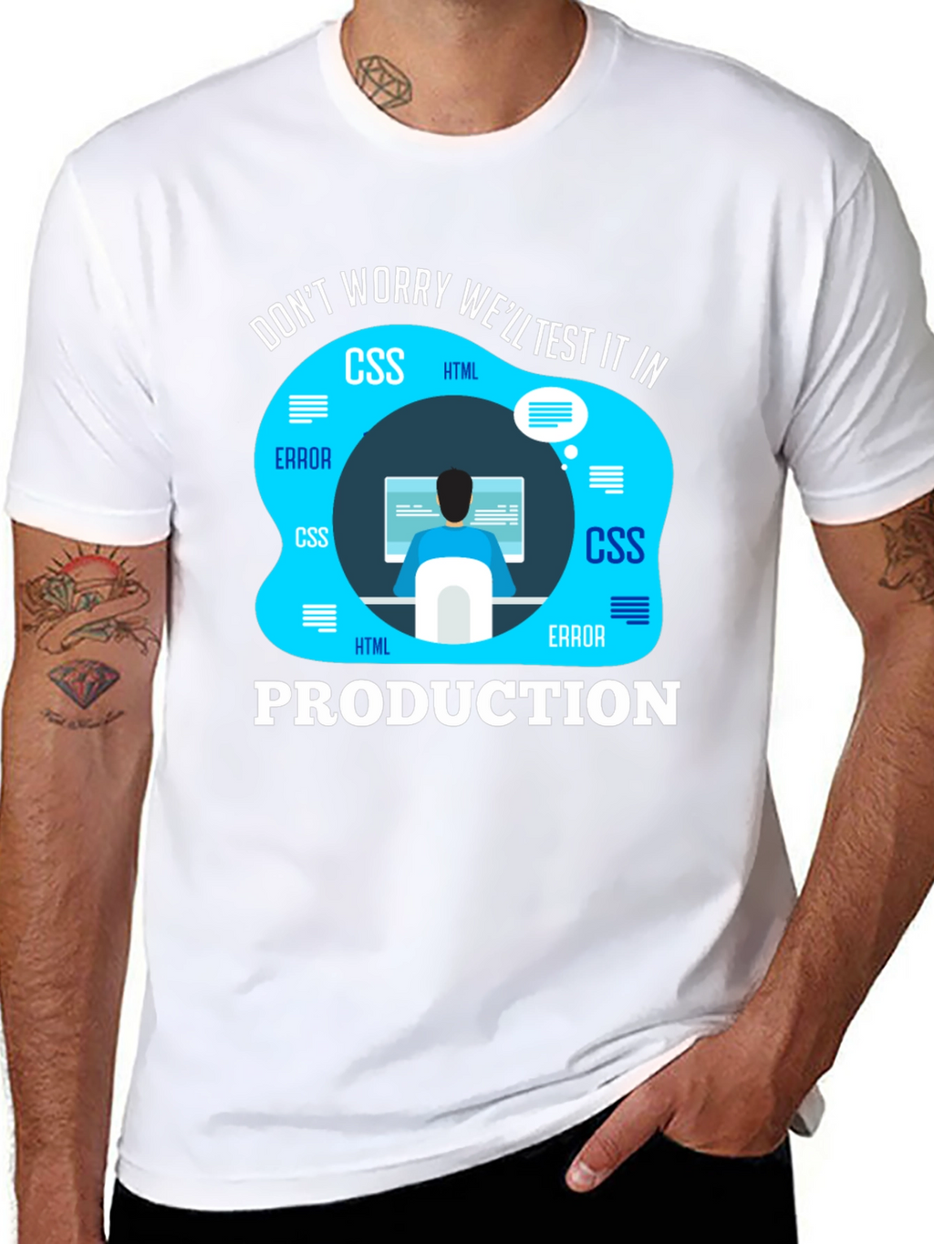 Programmer T-Shirt - Well Test It In Production