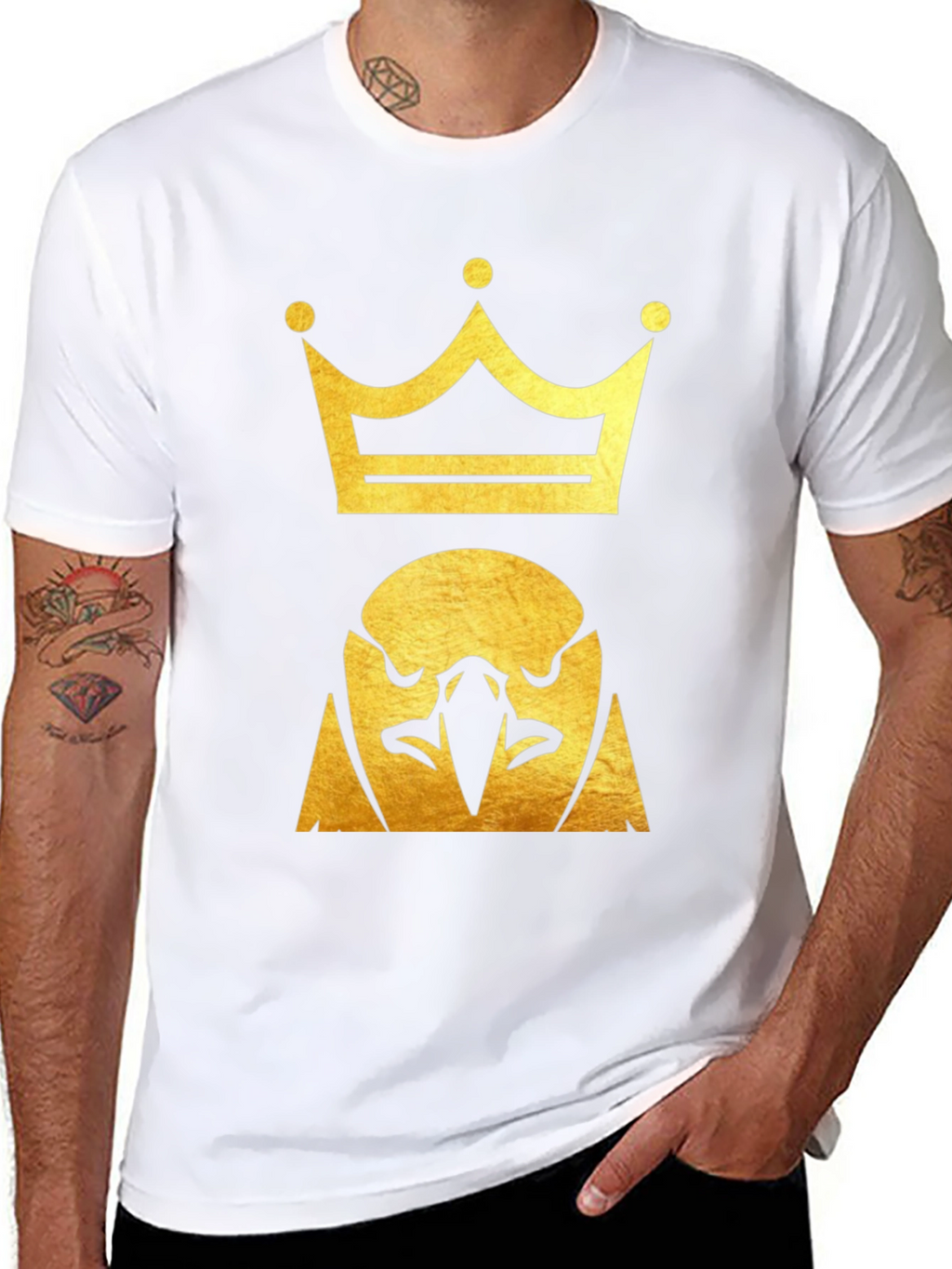 King Eagle Graphic Tee - Black
