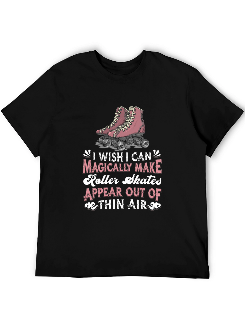 Magical Roller Skates Graphic Tee - Retro Style T-Shirt
