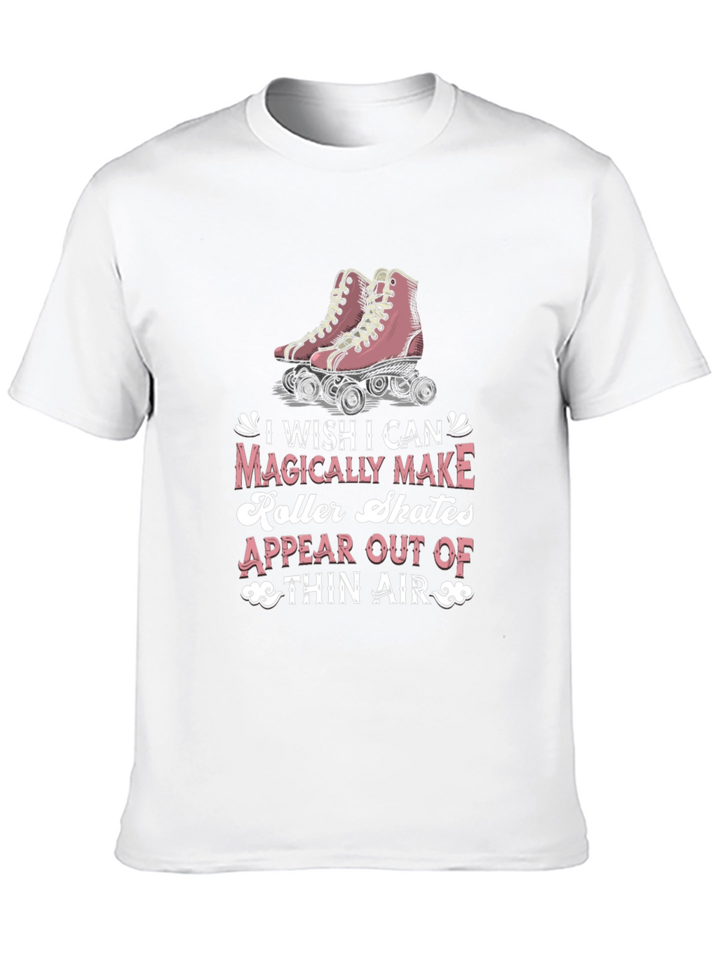 Magical Roller Skates Graphic Tee - Retro Style T-Shirt