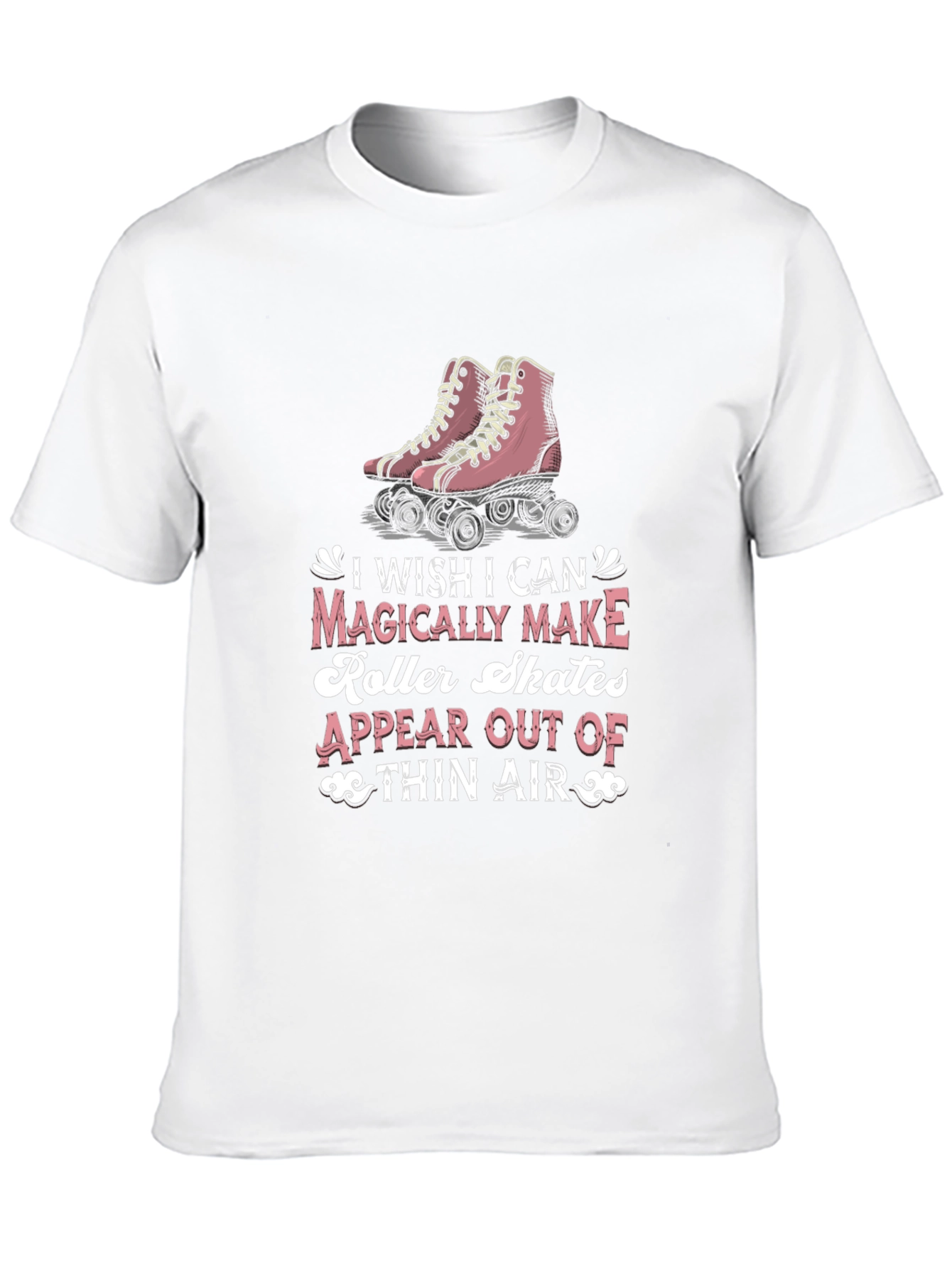 Magical Roller Skates Graphic Tee - Retro Style T-Shirt