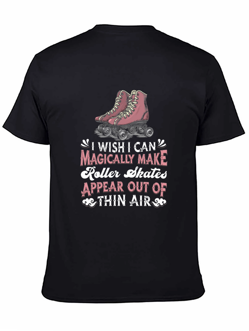 Magical Roller Skates Graphic Tee - Retro Style T-Shirt