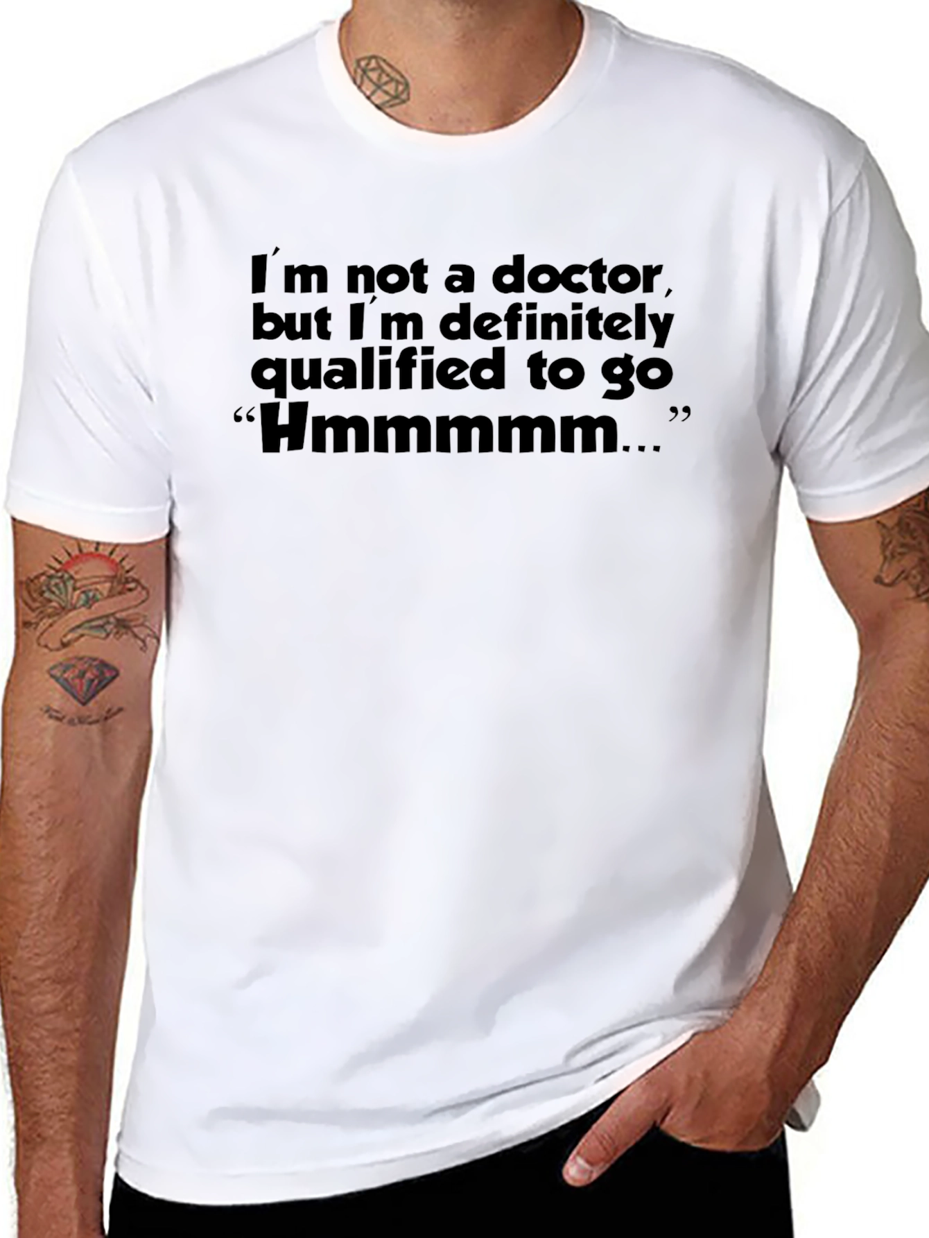 Humorous Not a Doctor Graphic Tee - Sarcastic T-Shirt