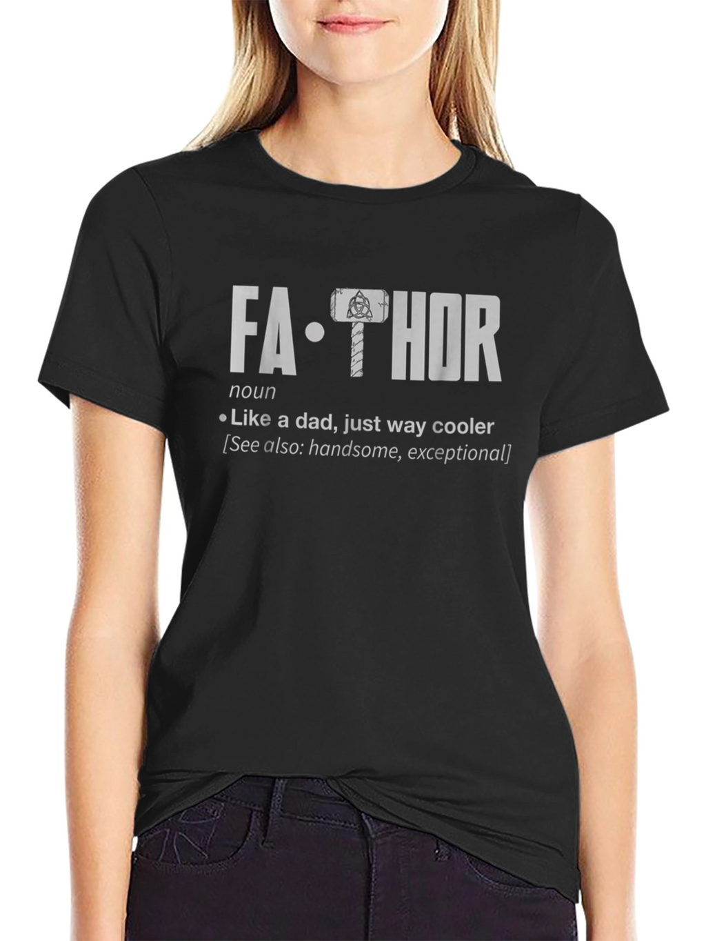 Fa-Thor Definition T-Shirt - Cool Dad Tee