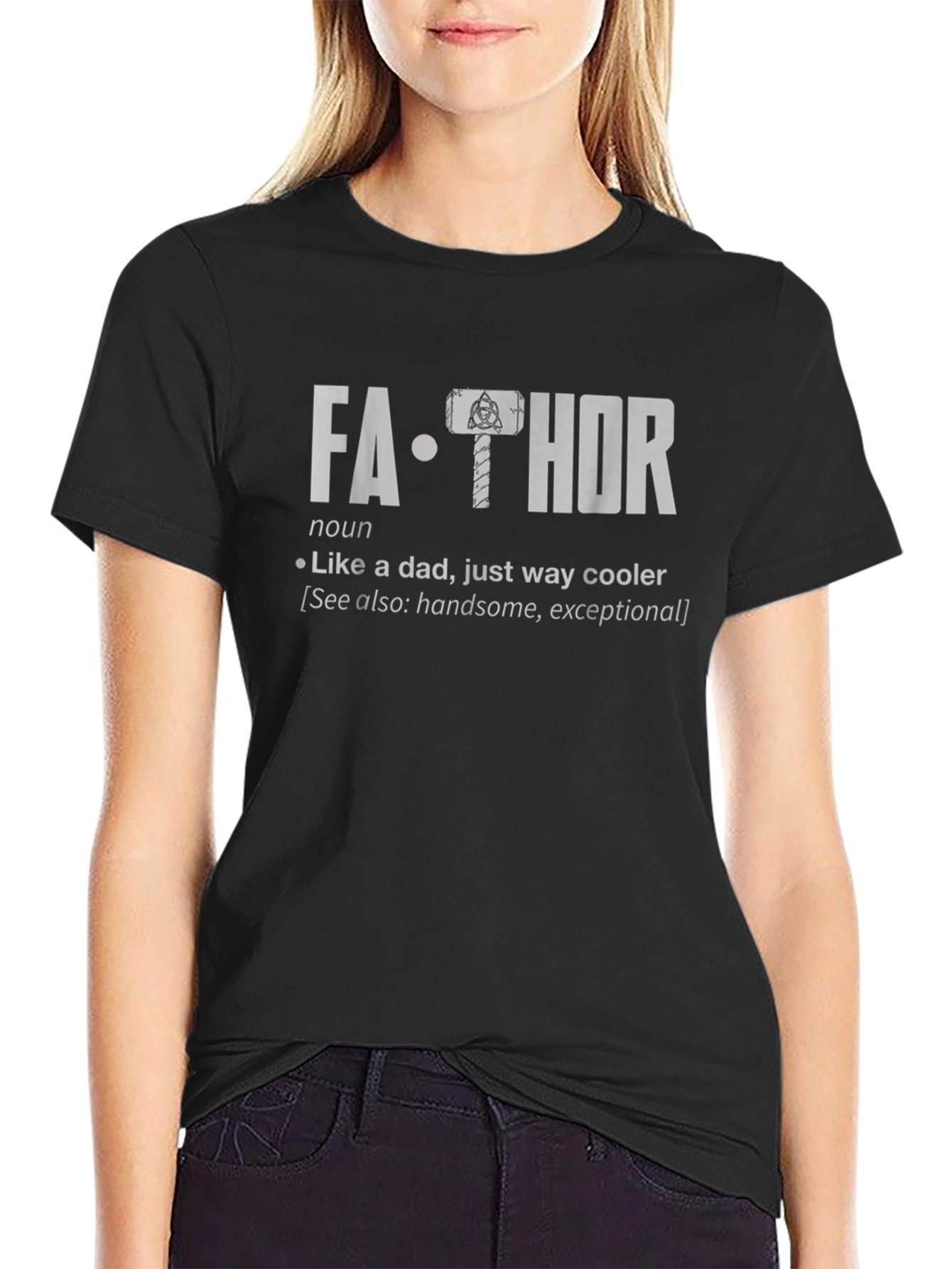 Fa-Thor Definition T-Shirt - Cool Dad Tee