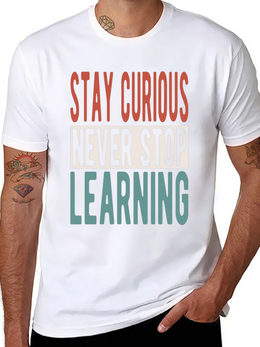 Stay Curious T-Shirt - Never Stop Learning Graphic Tee