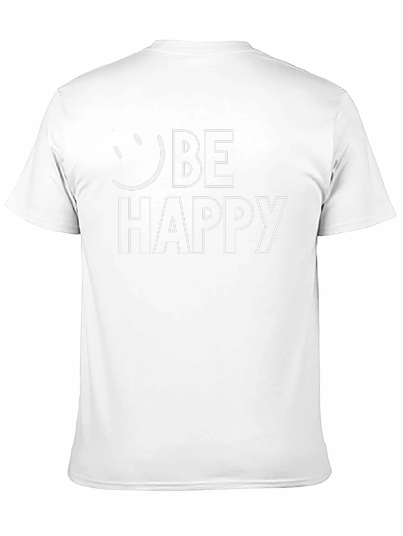 Be Happy Graphic T-Shirt - Stylish Comfort