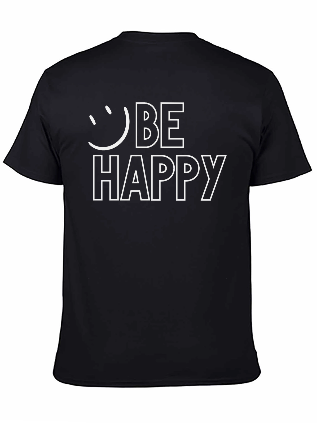 Be Happy Graphic T-Shirt - Stylish Comfort
