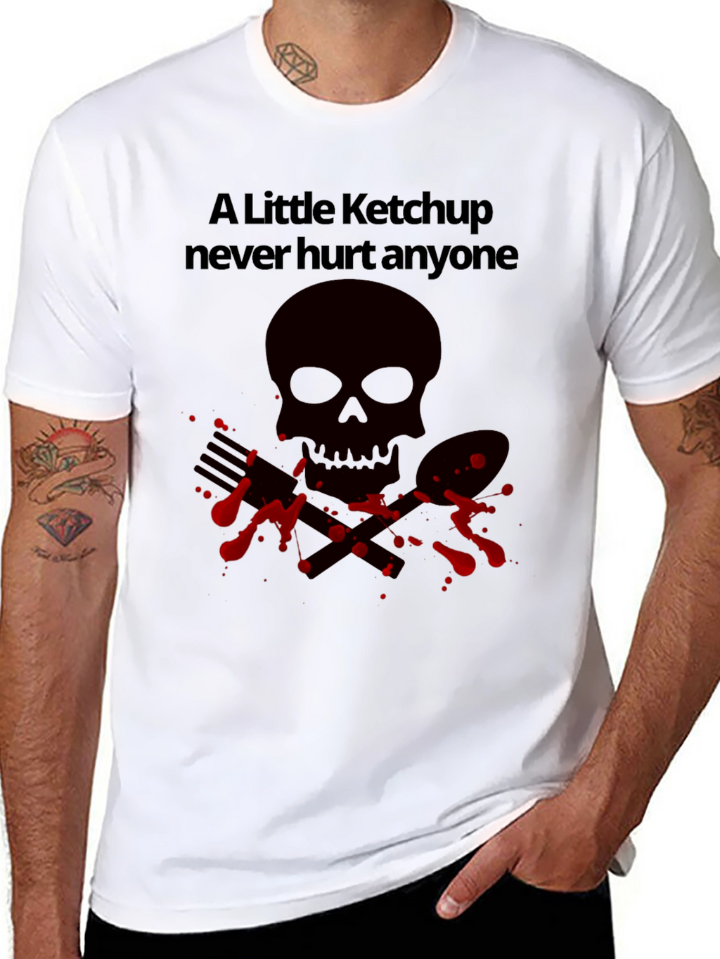 Ketchup Never Hurt Anyone T-Shirt