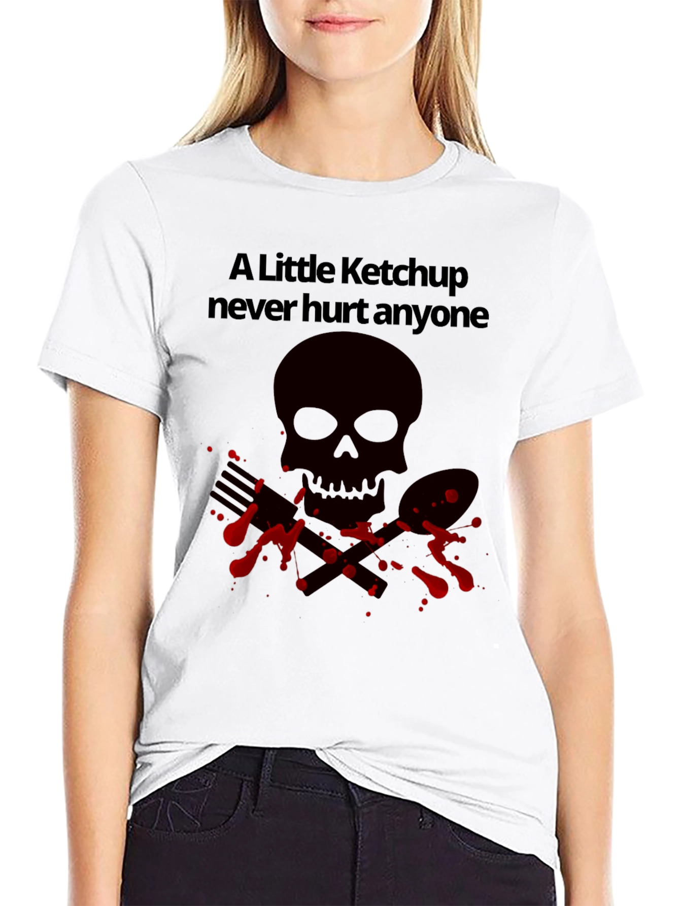Ketchup Never Hurt Anyone T-Shirt