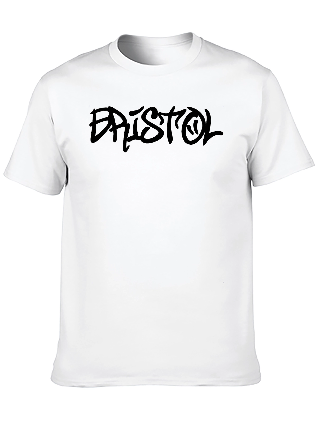 Bristol Graffiti Style Black T-Shirt