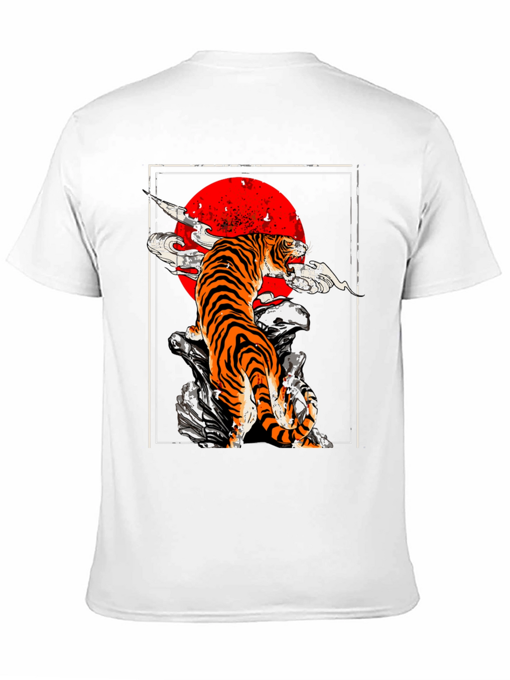 Tiger Graphic Tee - Unique Animal Print