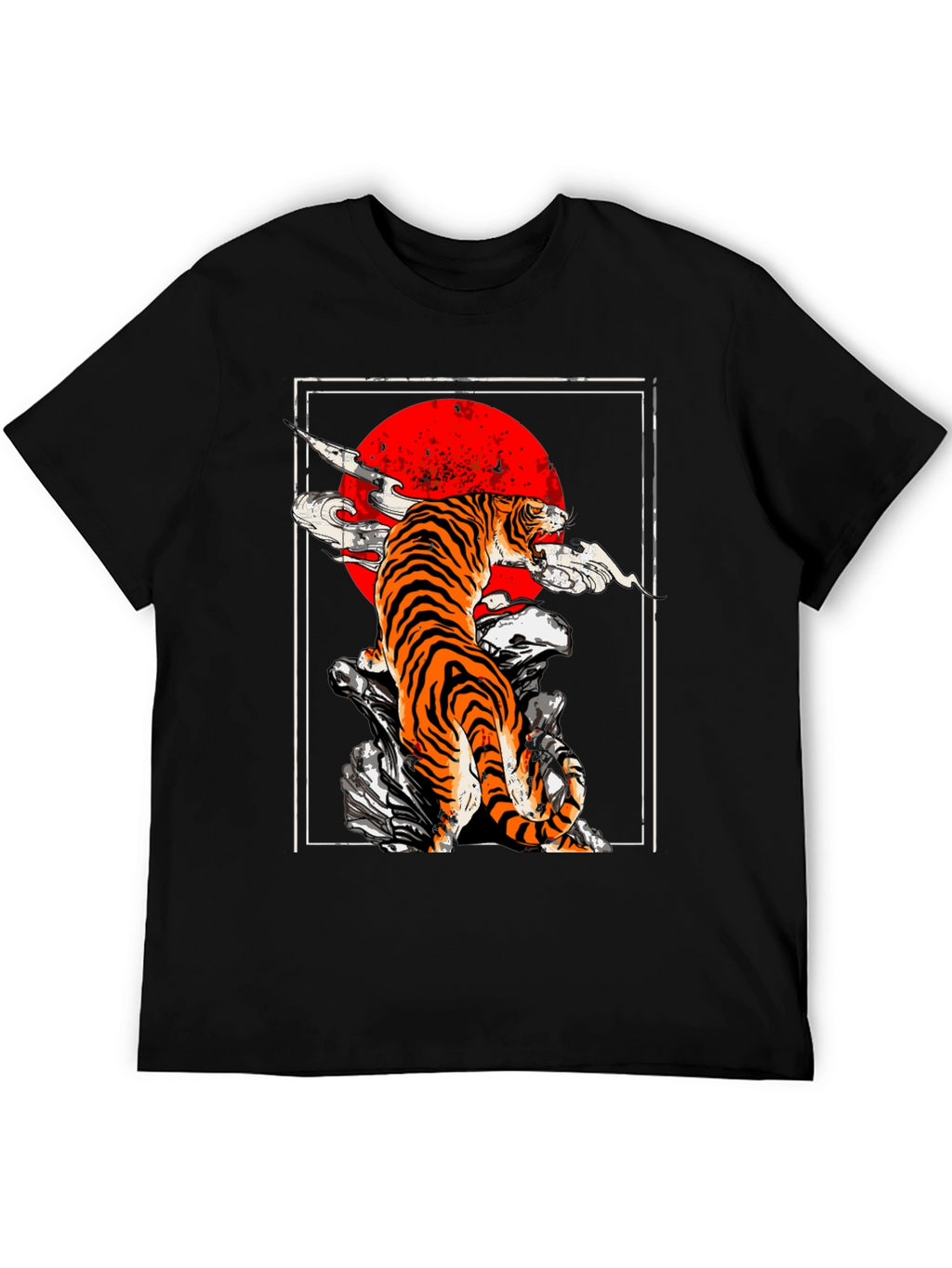 Tiger Graphic Tee - Unique Animal Print