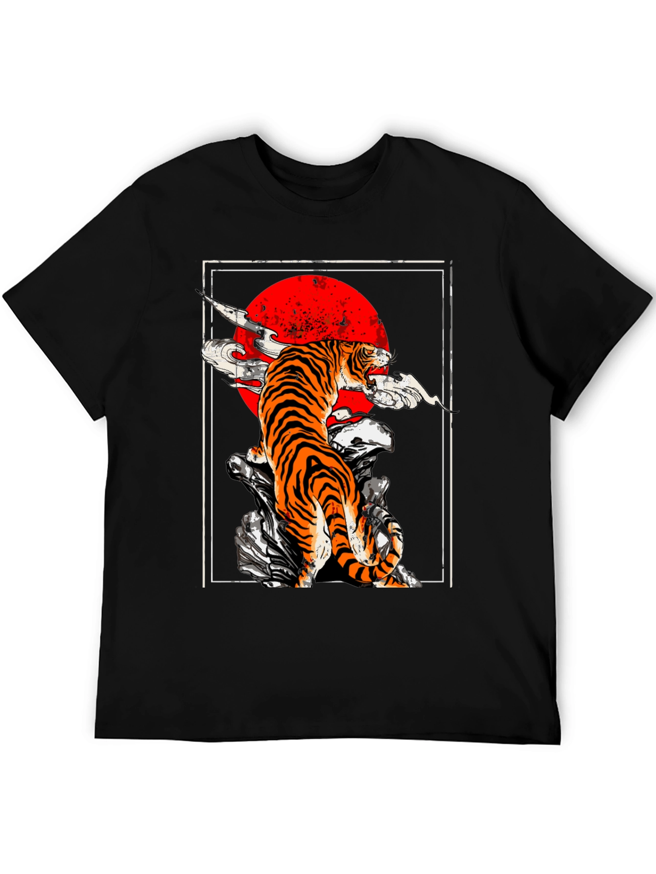 Tiger Graphic Tee - Unique Animal Print