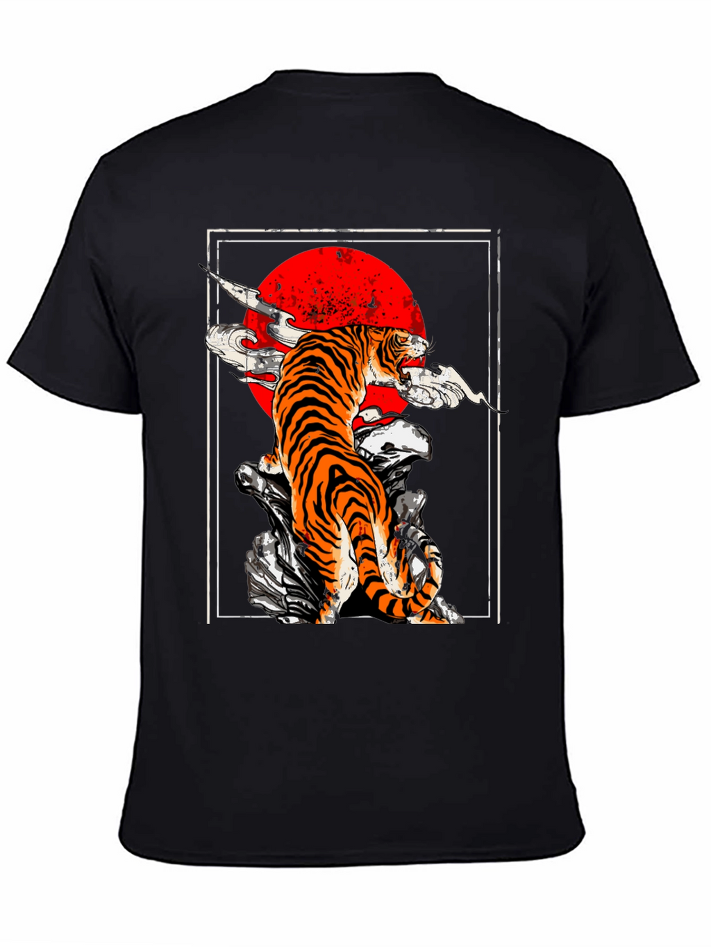 Tiger Graphic Tee - Unique Animal Print