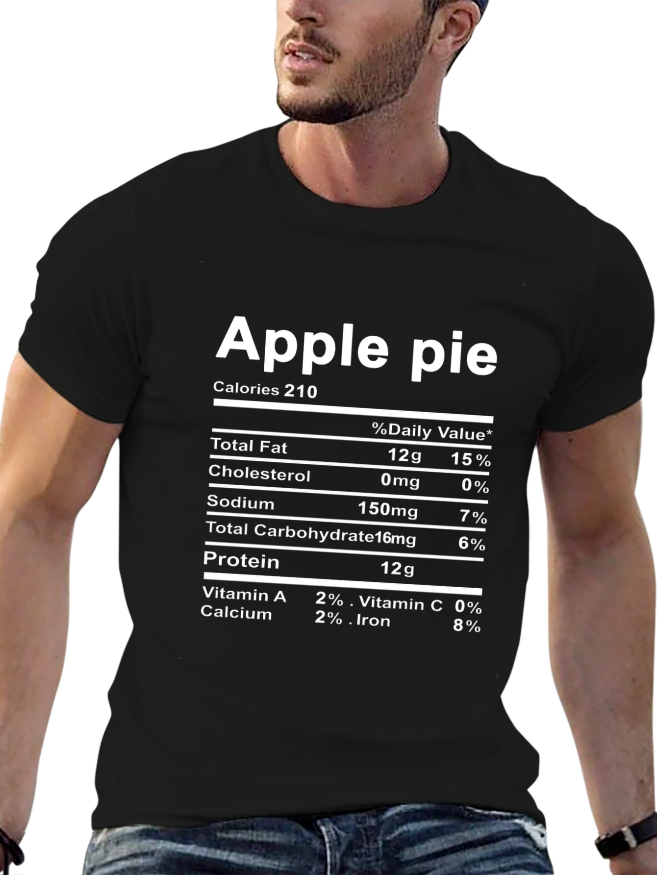 Apple Pie Nutrition Facts Novelty T-Shirt