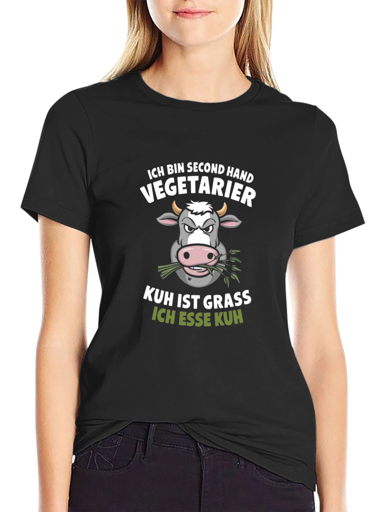 Ich Bin Second Hand Vegetarian T-Shirt
