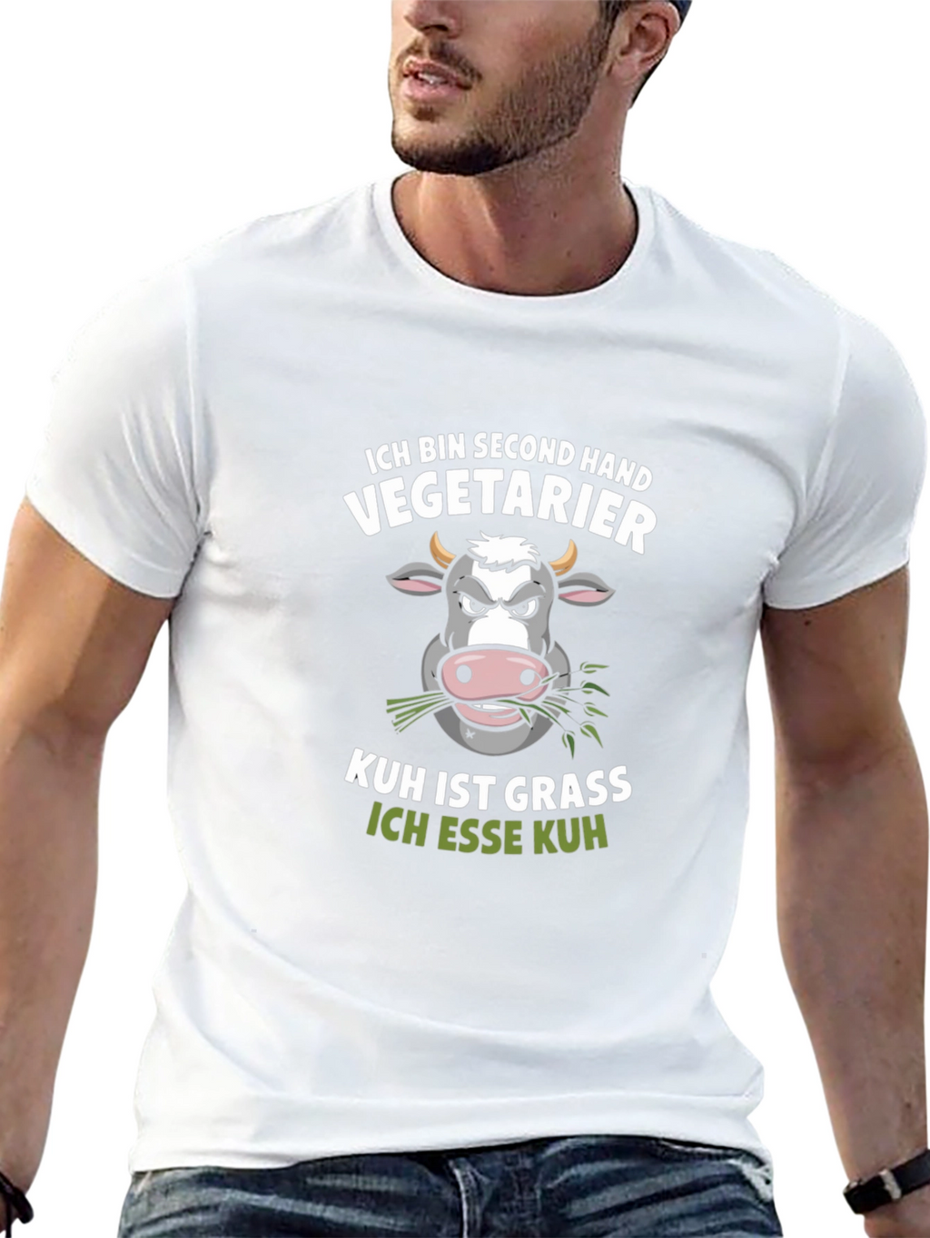 Ich Bin Second Hand Vegetarian T-Shirt