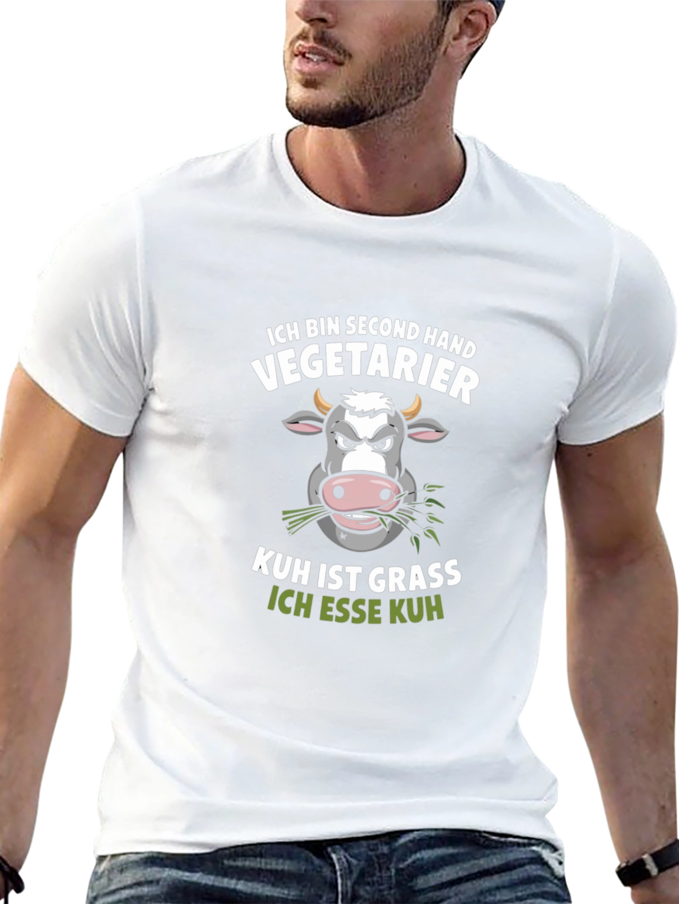 Ich Bin Second Hand Vegetarian T-Shirt