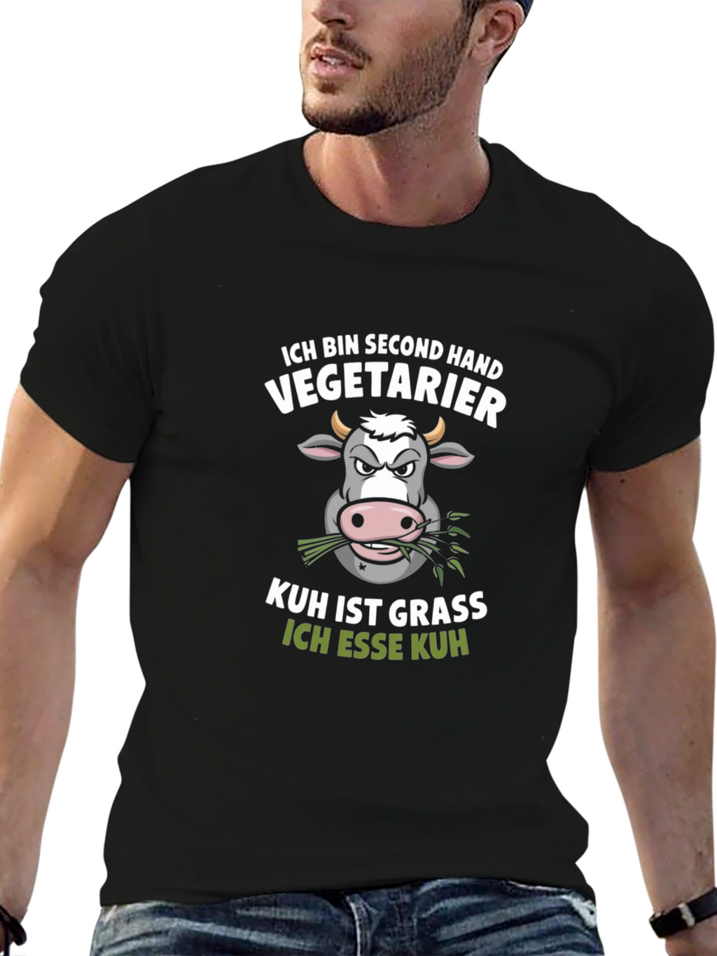 Ich Bin Second Hand Vegetarian T-Shirt