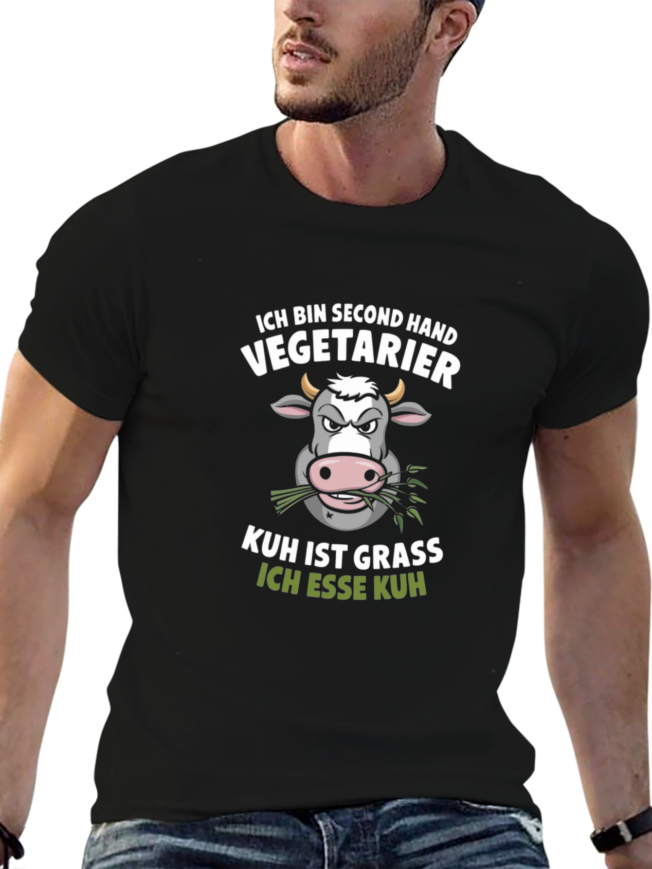 Ich Bin Second Hand Vegetarian T-Shirt
