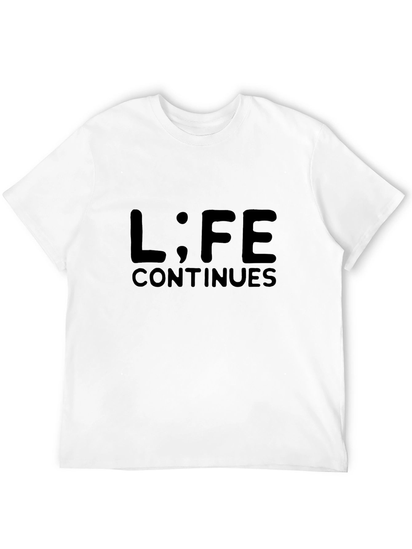 Life Goes On Graphic Tee - Soft Cotton Comfort