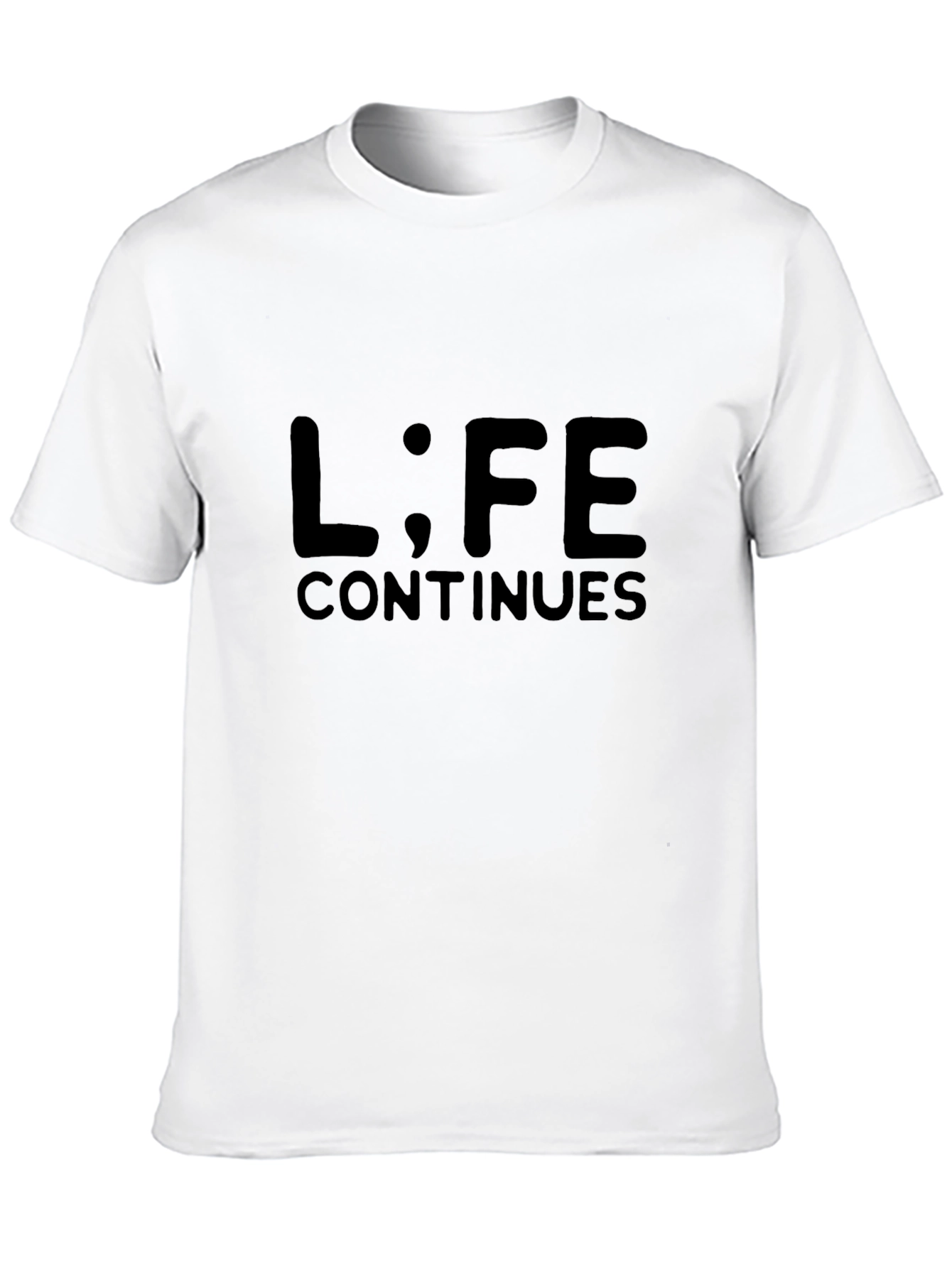 Life Goes On Graphic Tee - Soft Cotton Comfort