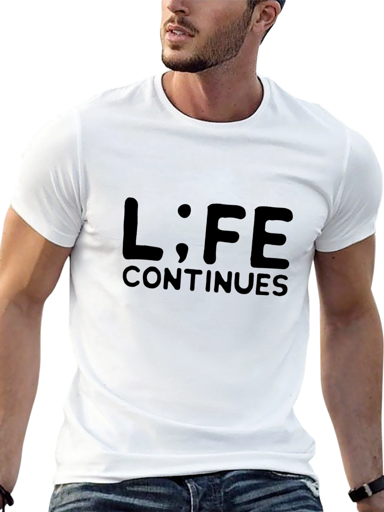 Life Goes On Graphic Tee - Soft Cotton Comfort