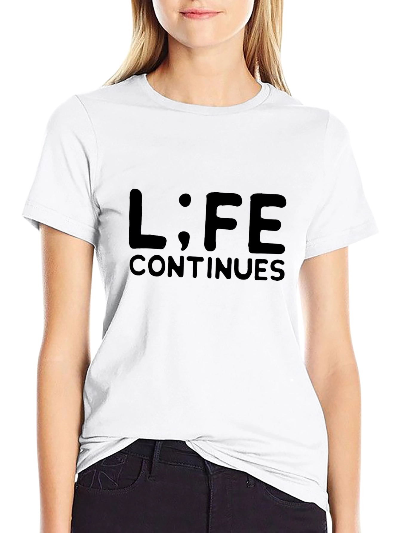 Life Goes On Graphic Tee - Soft Cotton Comfort