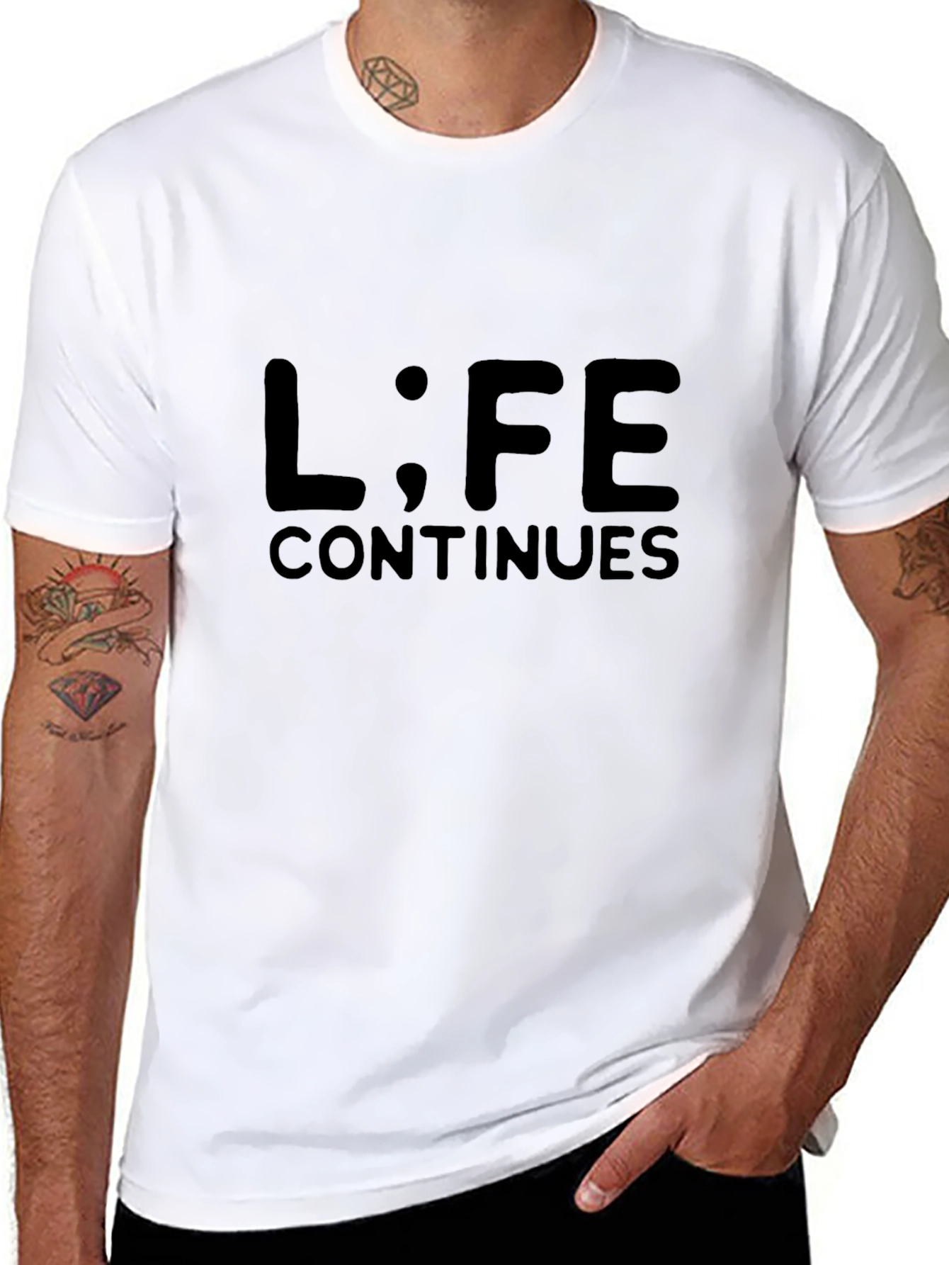 Life Goes On Graphic Tee - Soft Cotton Comfort