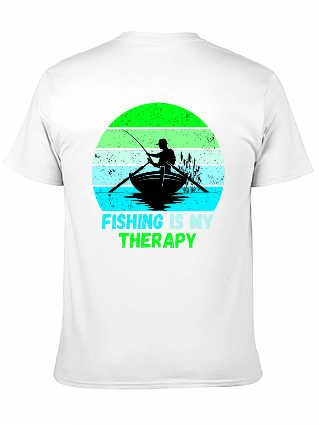 Fishing Is My Therapy Graphic T-Shirt