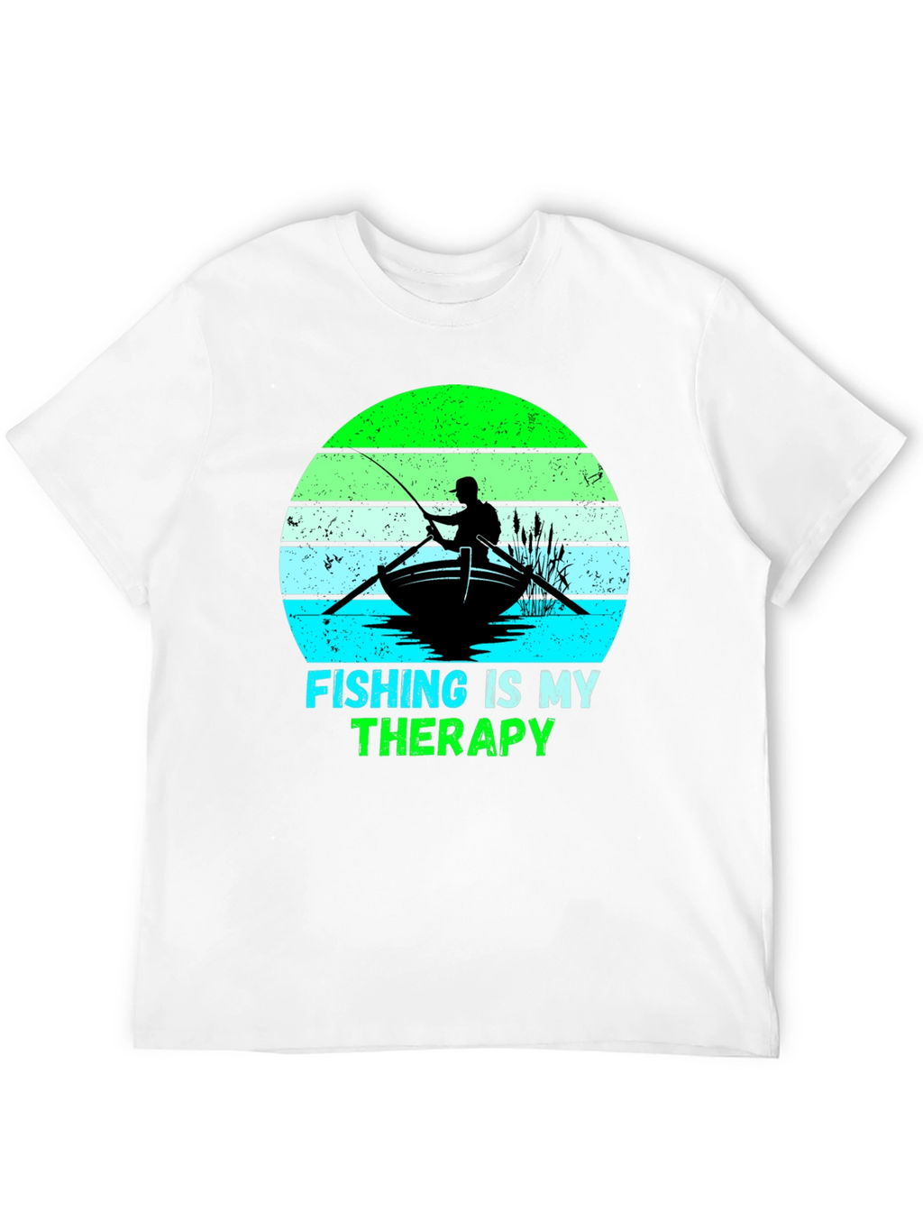 Fishing Is My Therapy Graphic T-Shirt